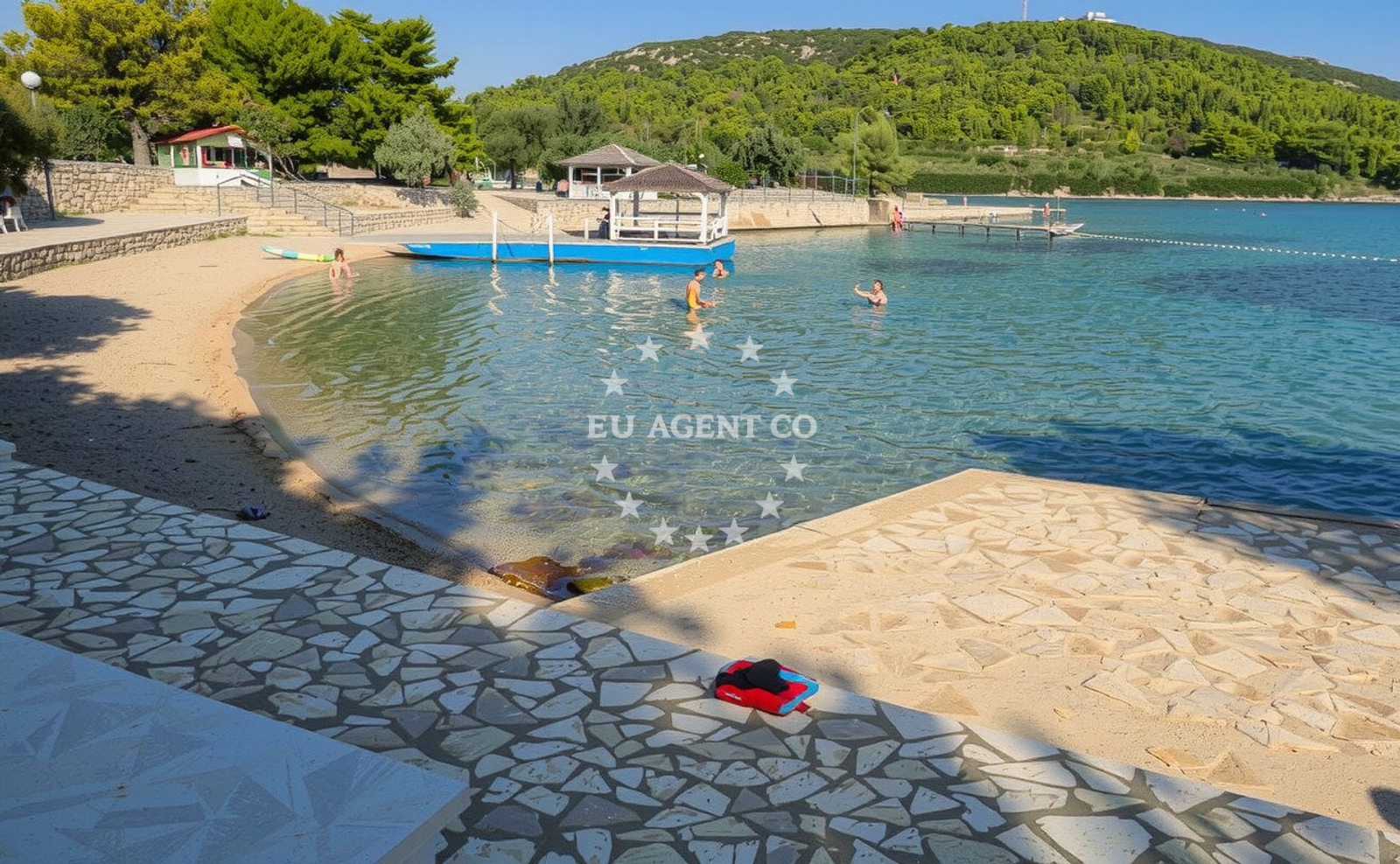 Additional view of The Garden Tisno beach in Pod Garmom 51, Tisno