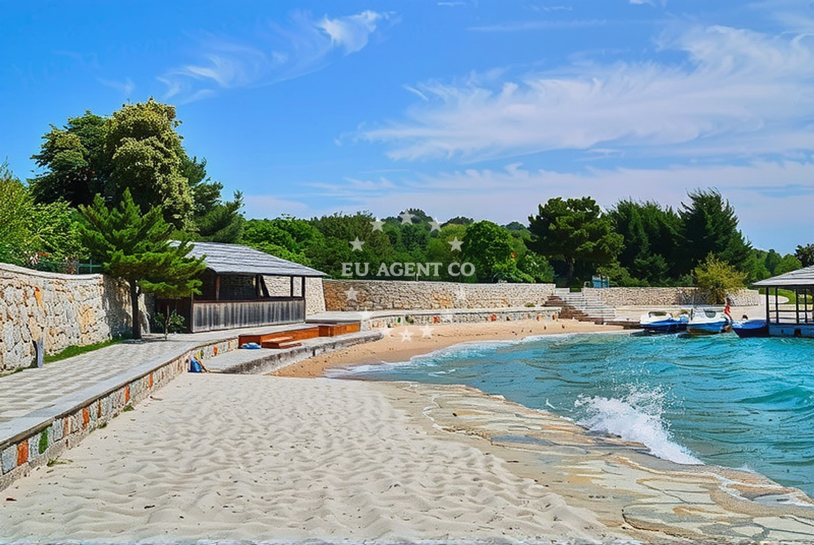 Additional view of The Garden Tisno beach in Pod Garmom 51, Tisno