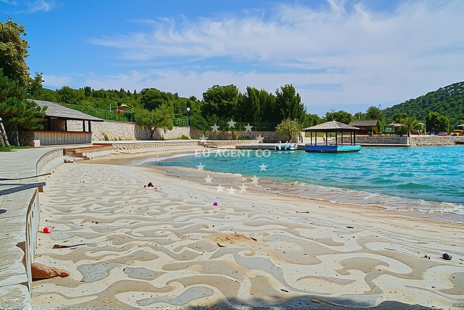 Additional view of The Garden Tisno beach in Pod Garmom 51, Tisno