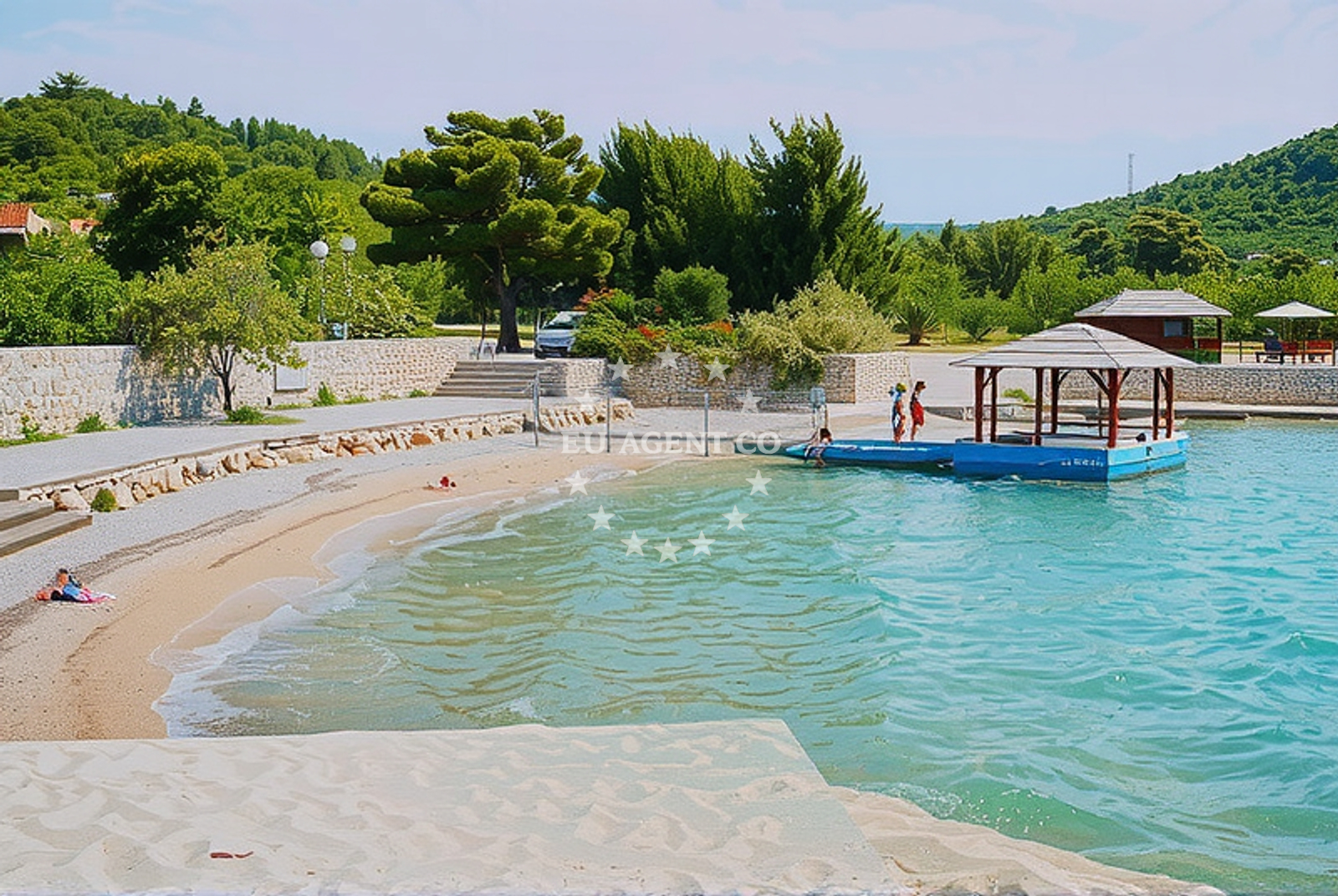 Additional view of The Garden Tisno beach in Pod Garmom 51, Tisno