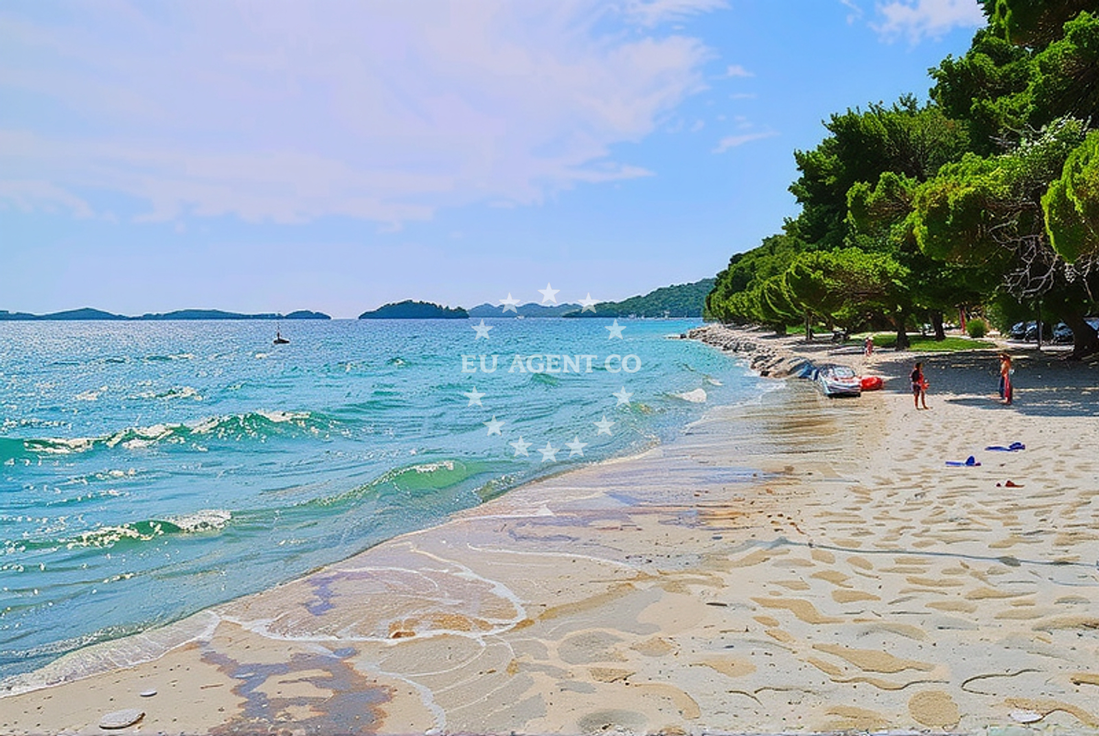 Additional view of The Garden Tisno beach in Pod Garmom 51, Tisno