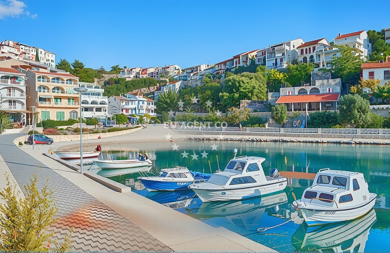 Overview of Tiha luka, Neum in Tiha luka