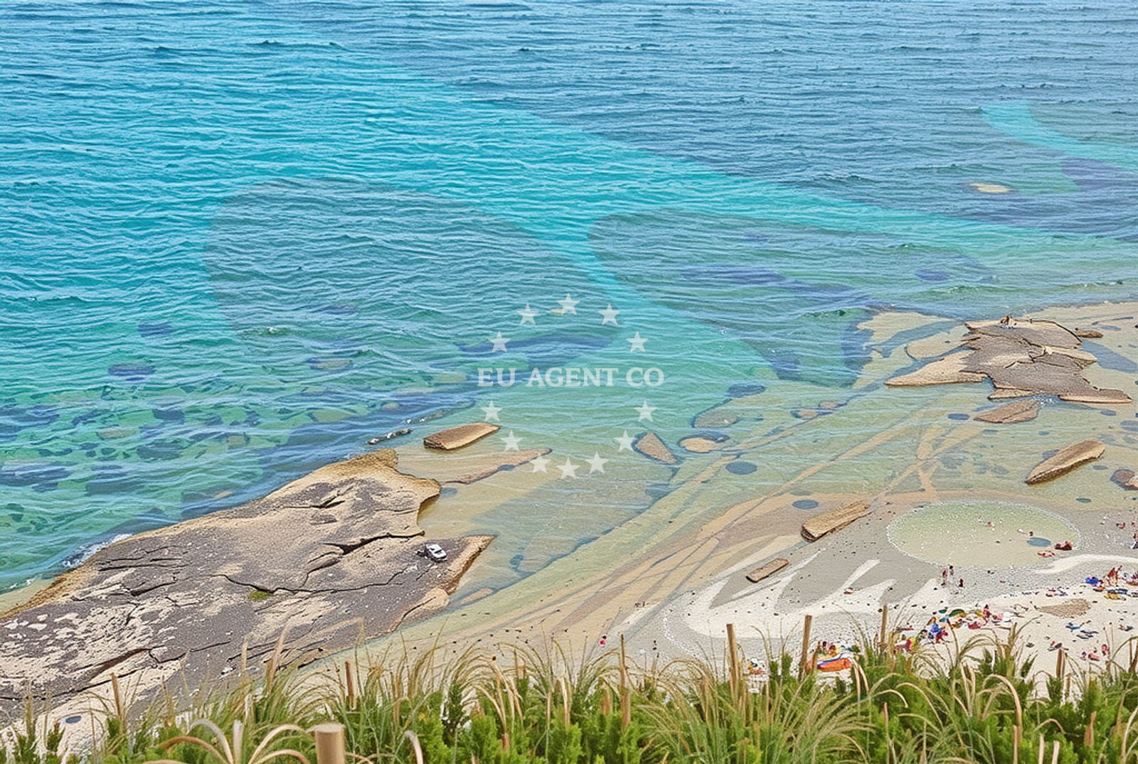 Beach facilities and surroundings at Tijesni, Susak (Susak) in Tijesni