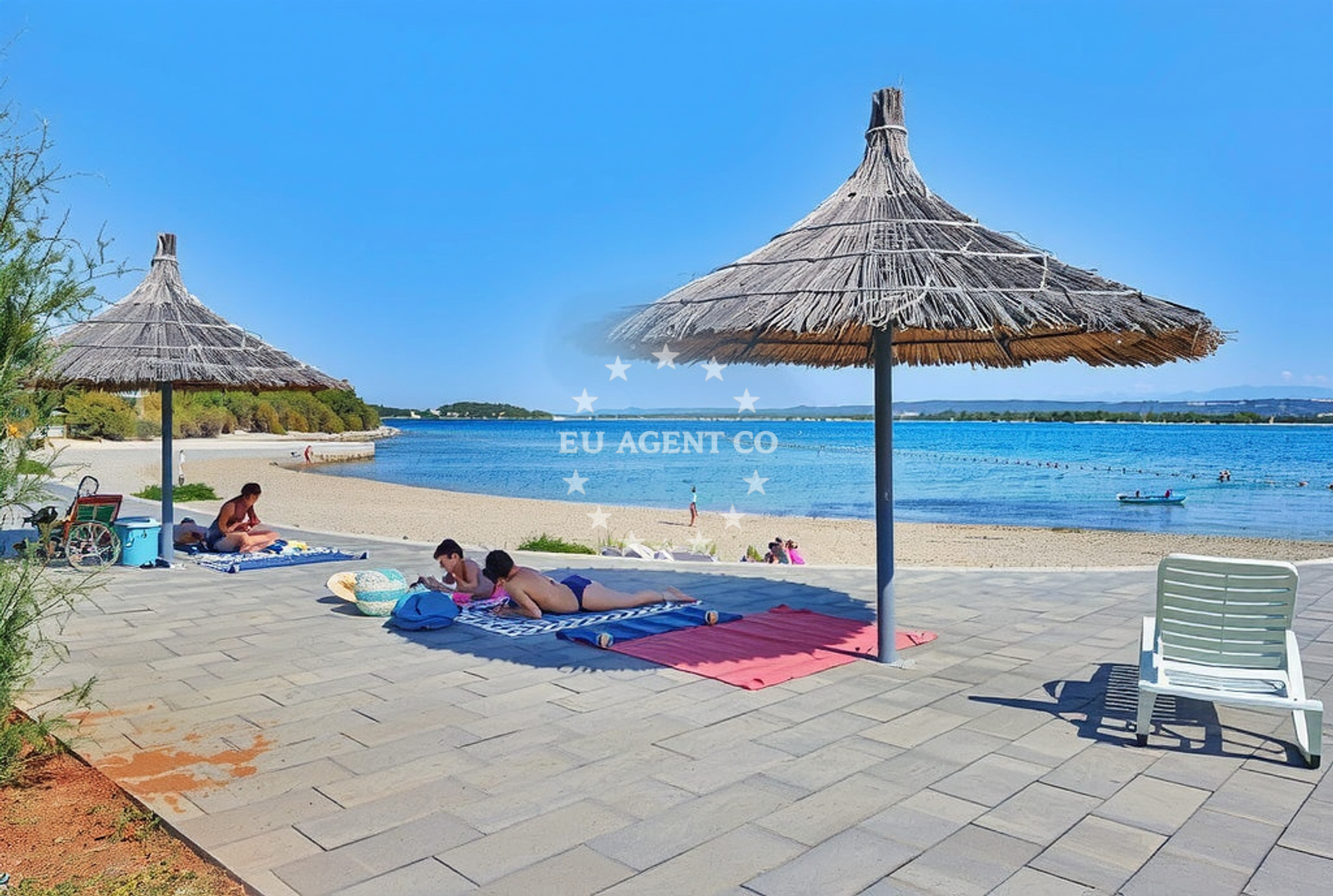 Additional view of Tkon beach in Ispod Volta 16, Tkon