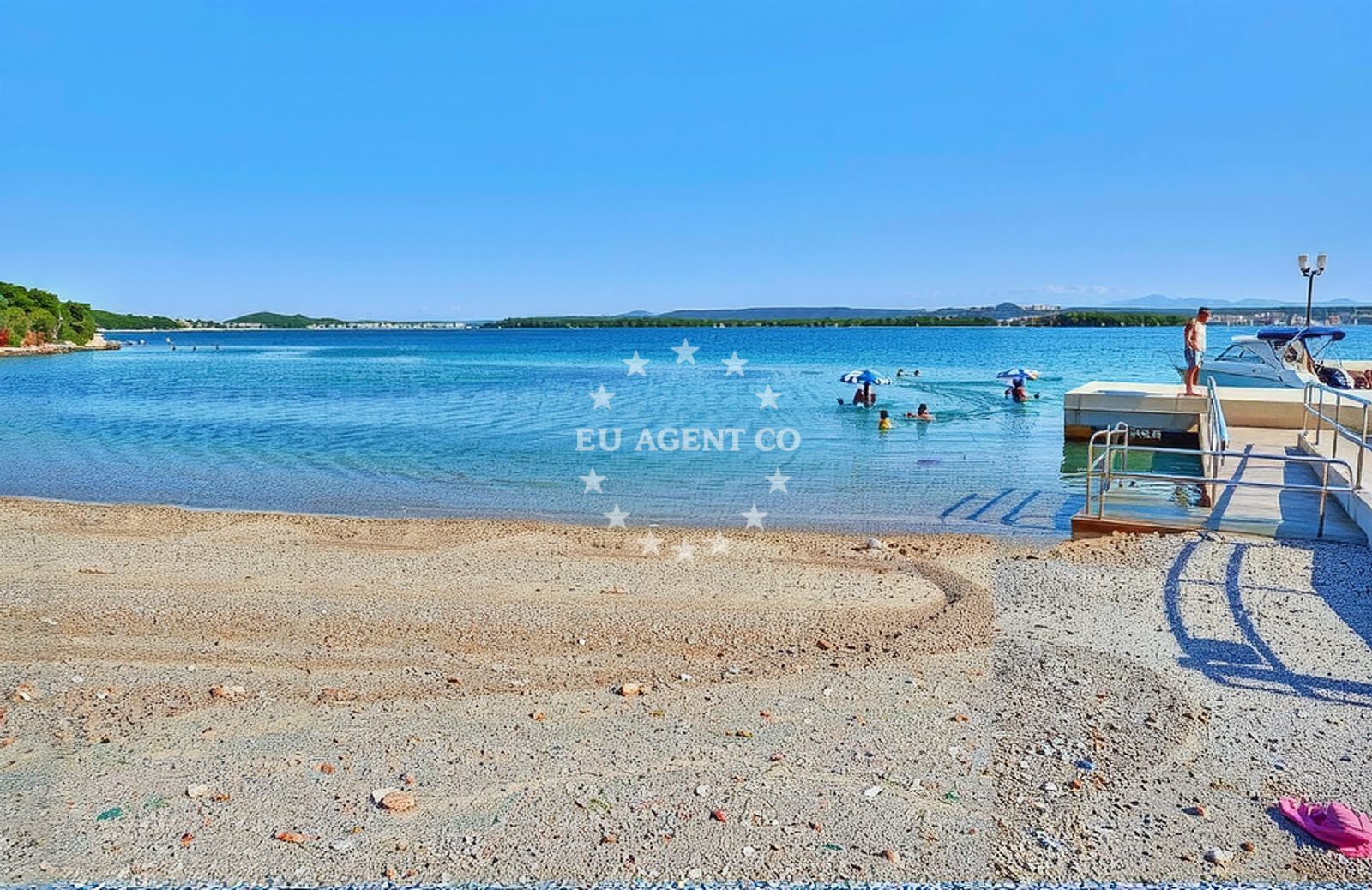 Additional view of Tkon beach in Ispod Volta 16, Tkon