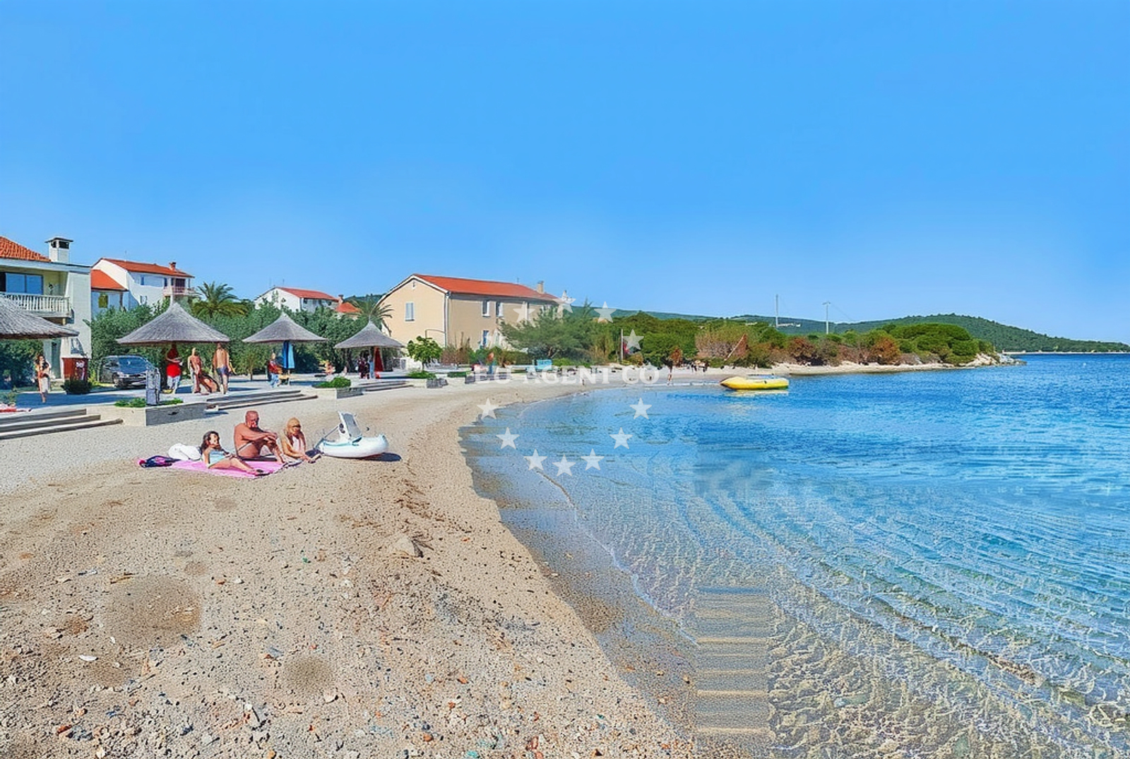 Additional view of Tkon beach in Ispod Volta 16, Tkon