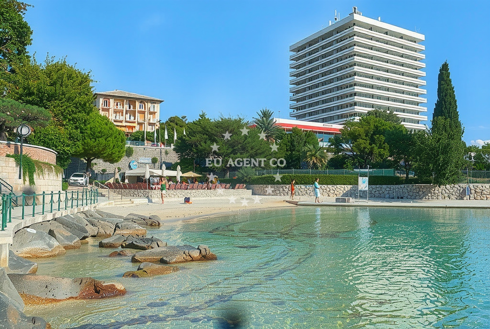 Additional view of Tomasevac beach in Ul. Stubište Škrbići 8, Opatija