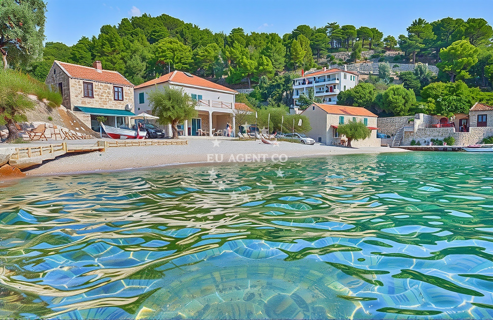 Additional view of Torac beach in , Gdinj