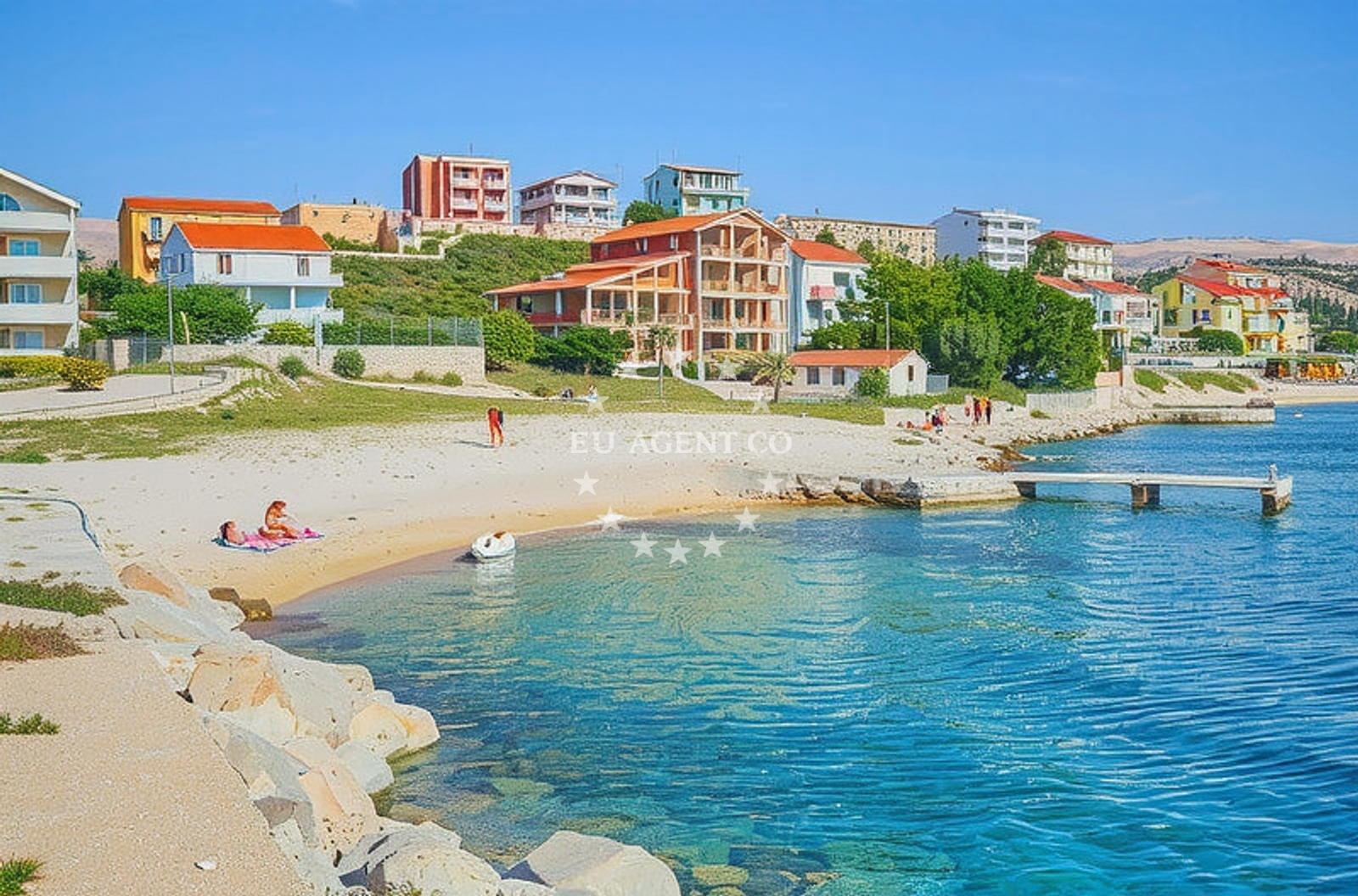 Overview of Torine, Vidalići (Pag) in Torine