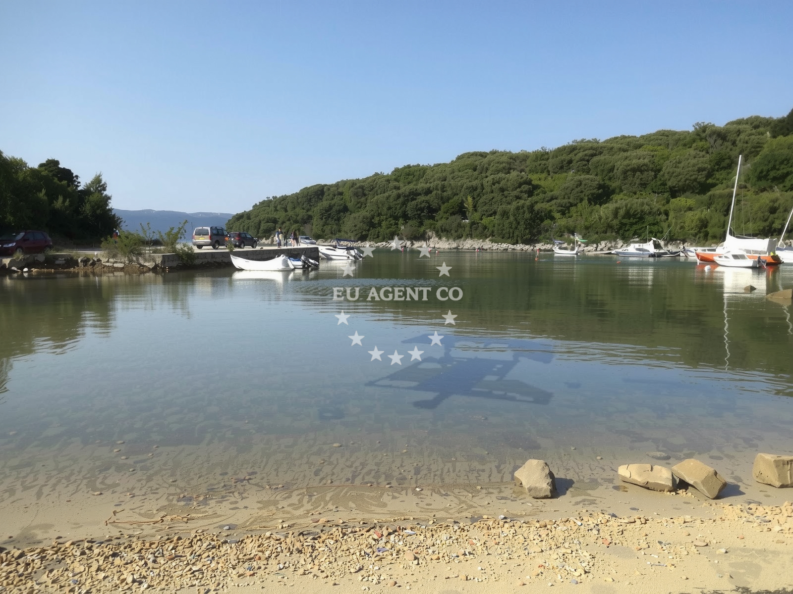 Sea and coastal view of Torkul beach in Pava Žužića 26, Pinezići, Krk