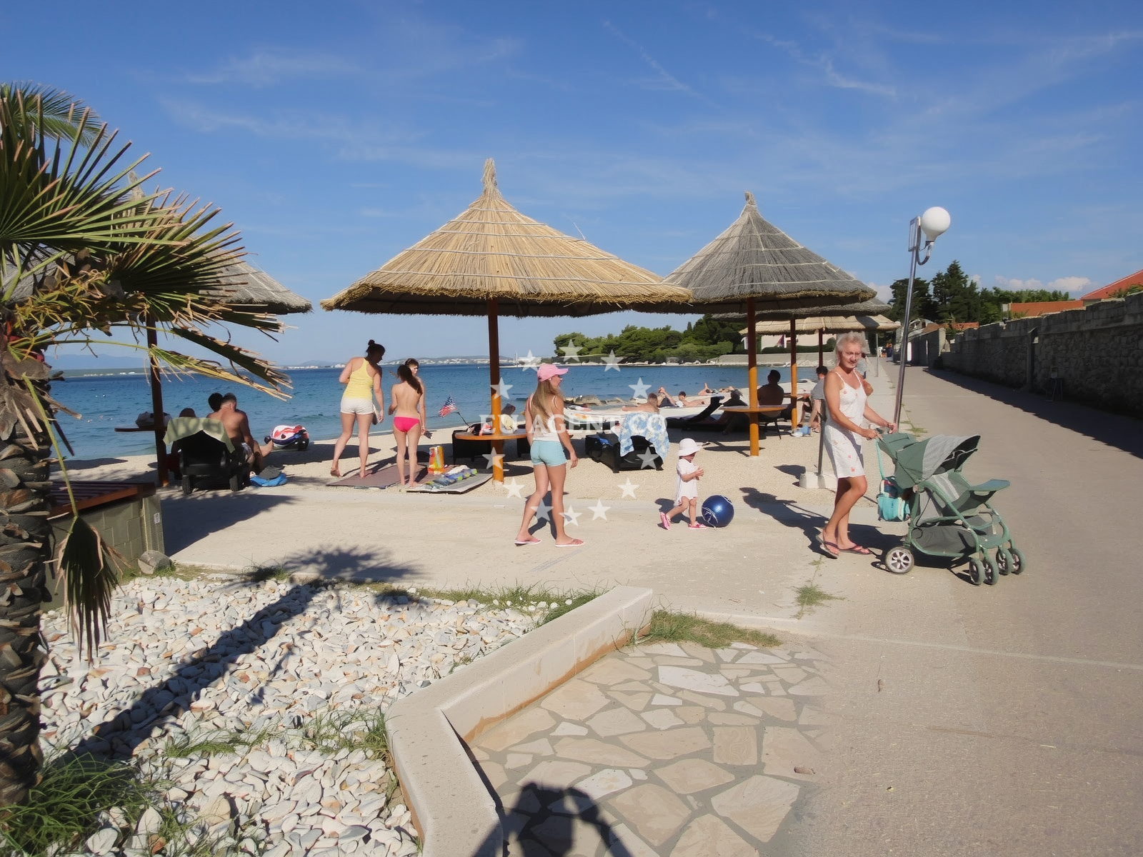 Additional view of Tratica beach in 38 Svetog Kuzme i Damjana, Ugljan