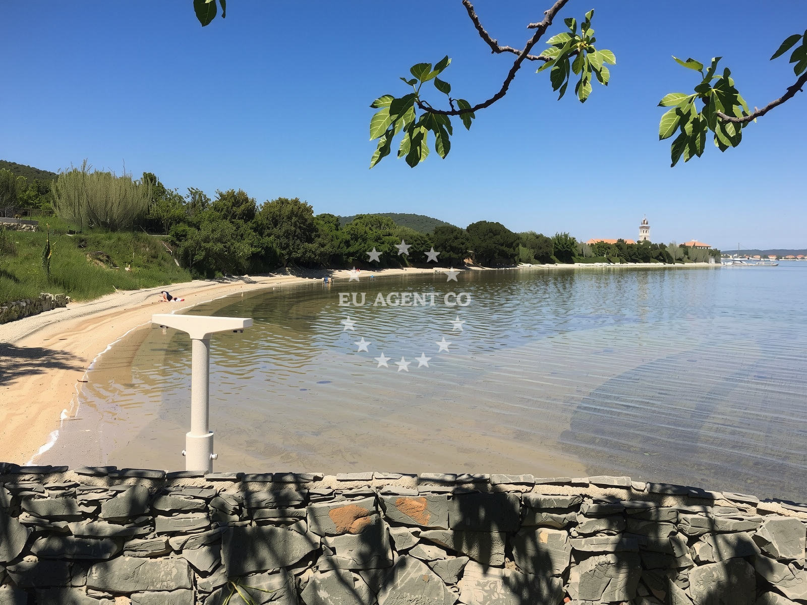 Additional view of Tratica beach in , Tkon