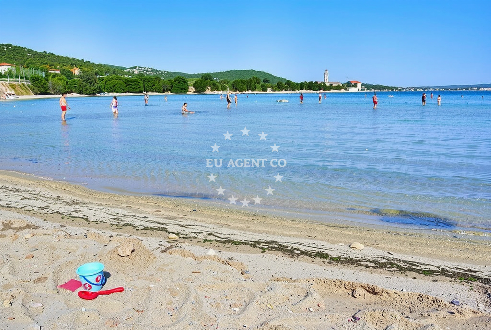Additional view of Tratica beach in , Tkon
