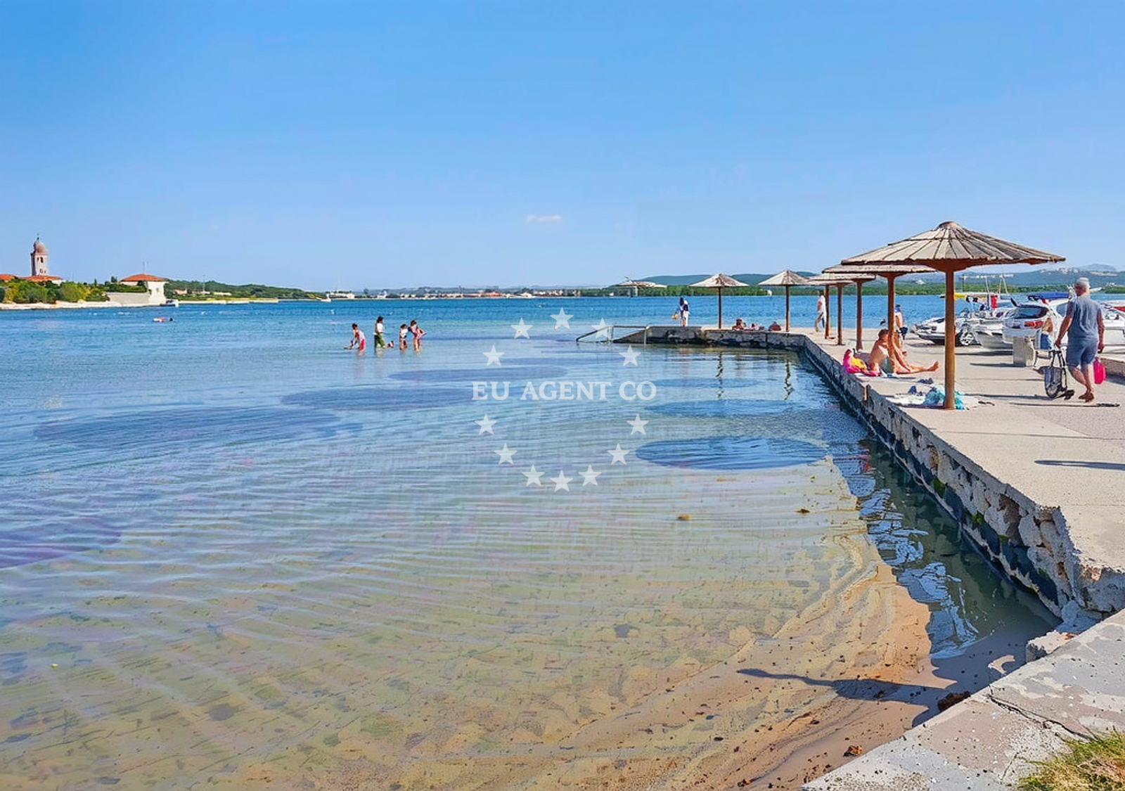 Additional view of Tratica beach in , Tkon