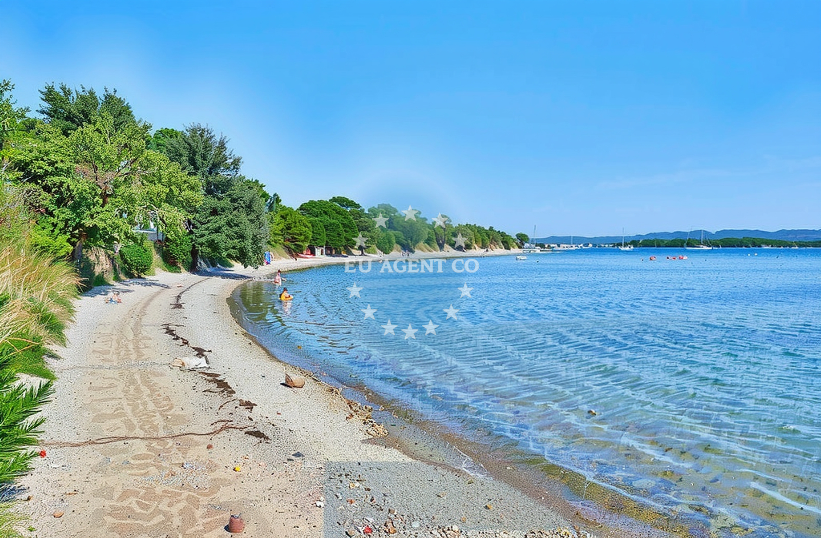 Additional view of Tratica beach in , Tkon