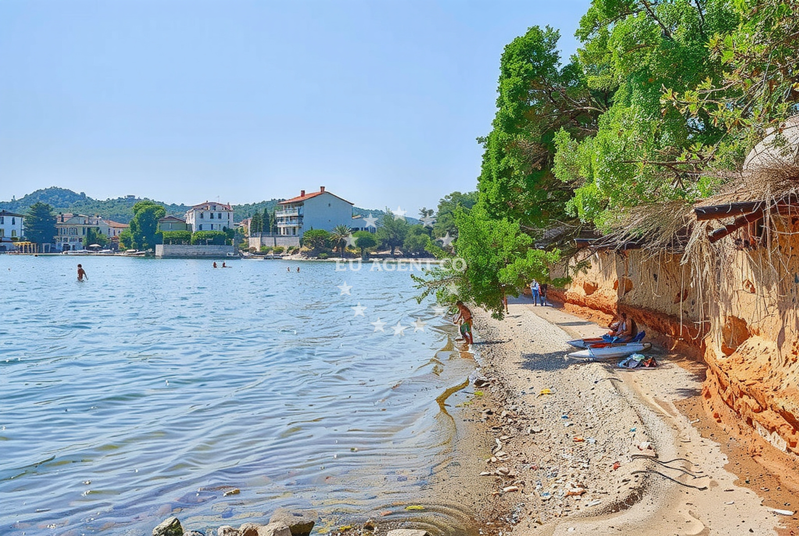 Additional view of Tratica beach in , Tkon
