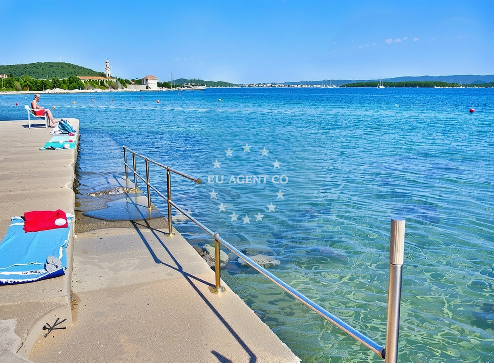Additional view of Tratica beach in , Tkon