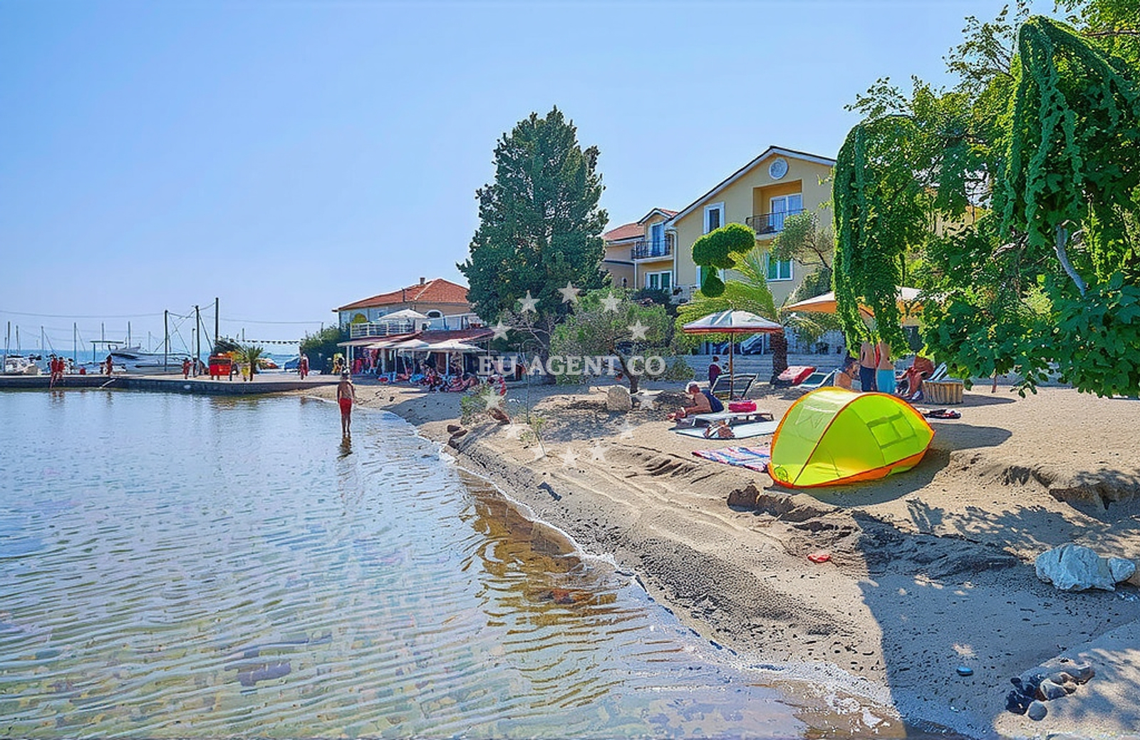 Additional view of Tratica beach in , Tkon