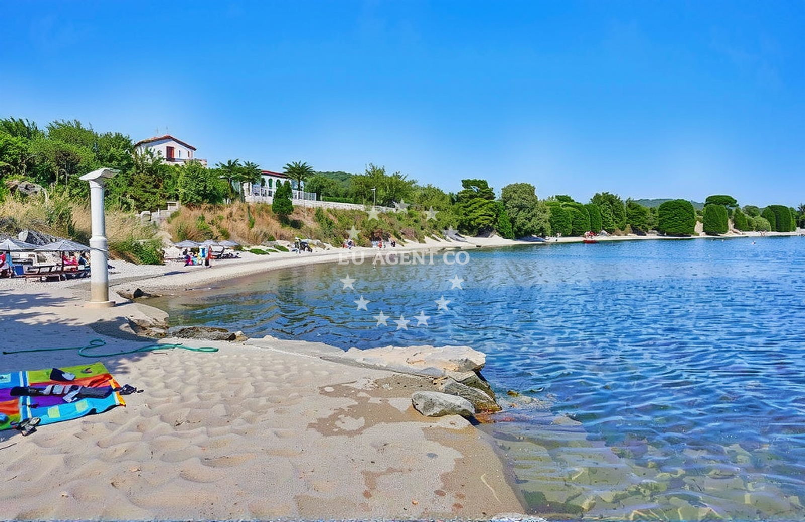 Additional view of Tratica beach in , Tkon