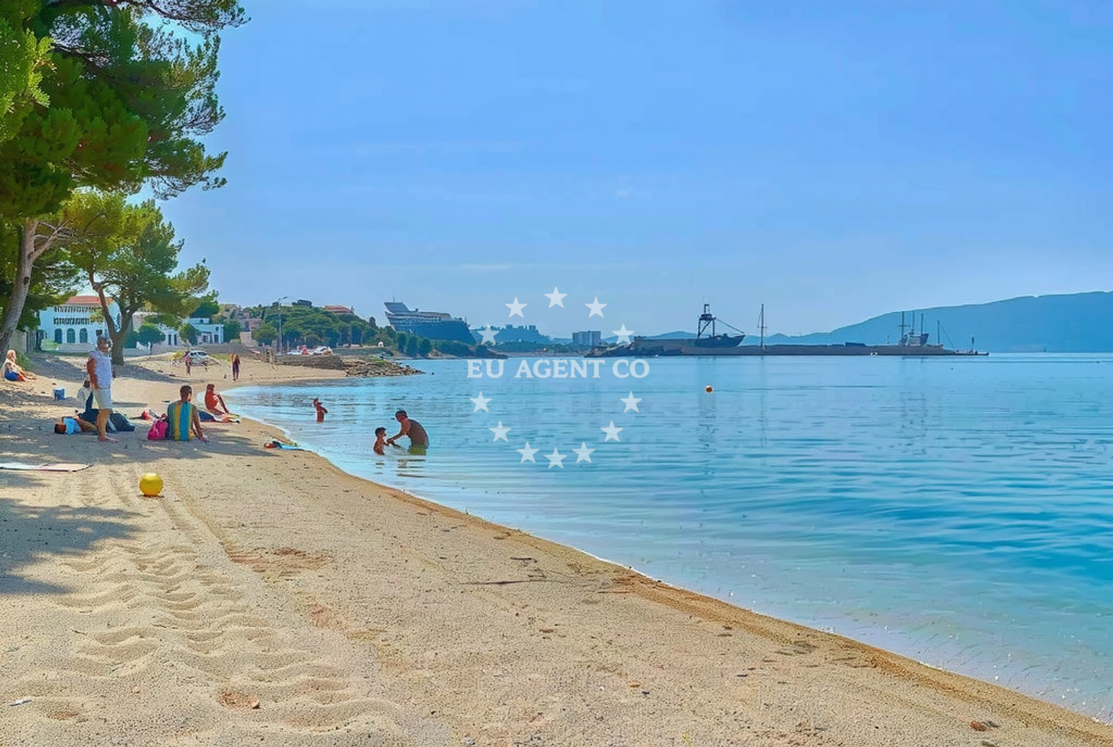 Additional view of Trg Ploca beach in Put Portine 21, Baćina