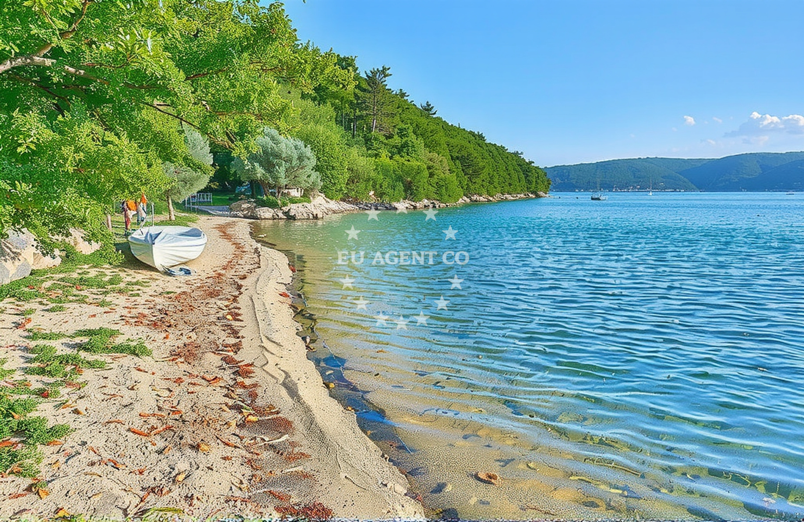 Beach facilities and surroundings at Trgetari: beaches and coves (1) in Trgetari