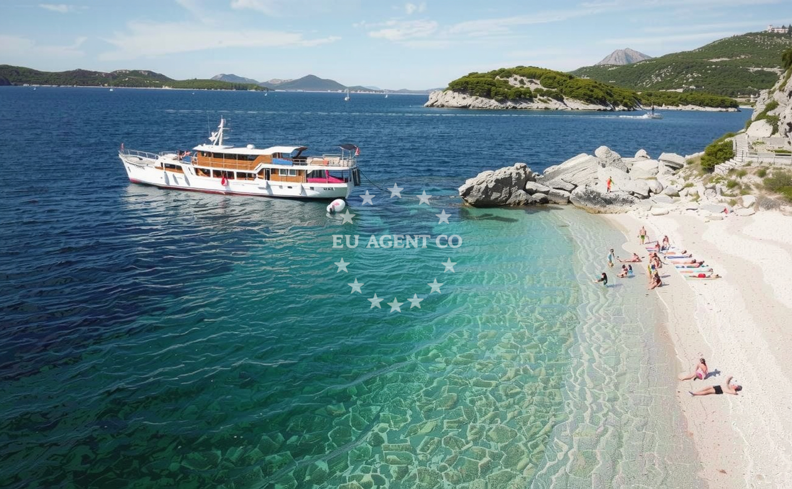 Additional view of Tri brata beach in 40 Štikovica, Zaton