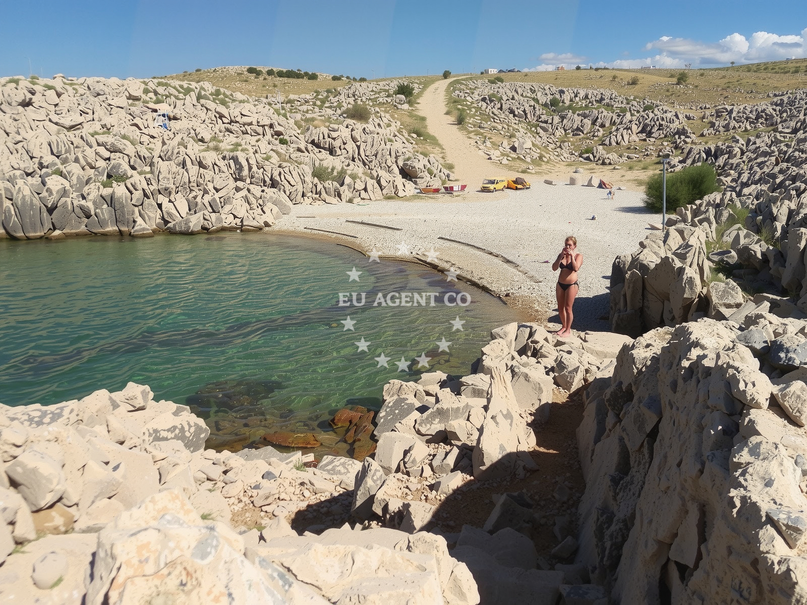 Additional view of Tri drage beach in , Vinjerac