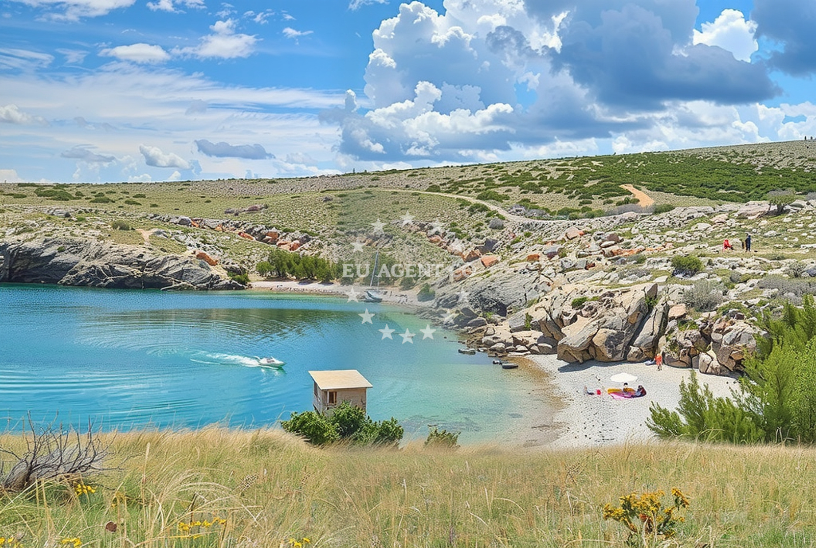 Additional view of Tri drage beach in , Vinjerac