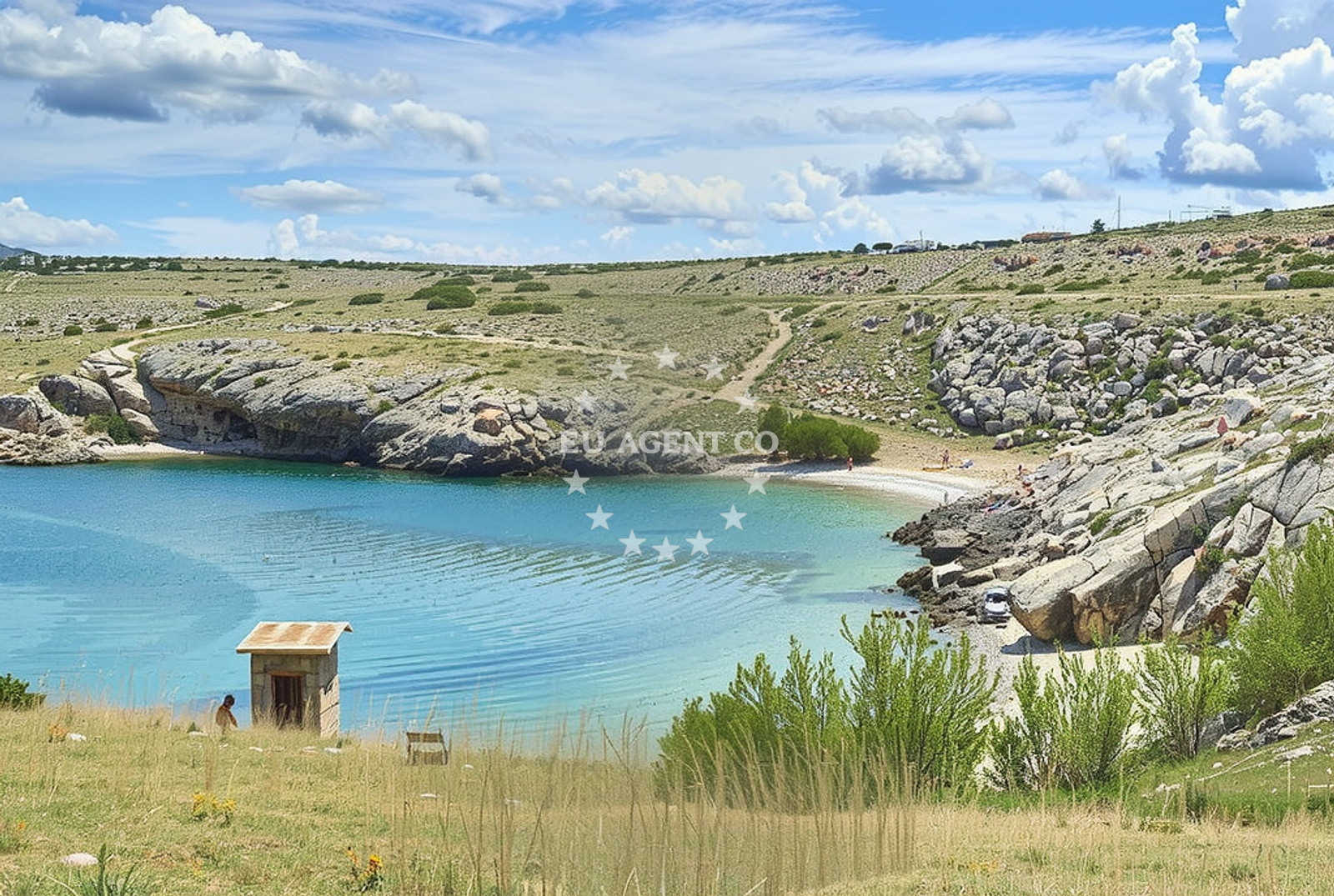 Additional view of Tri drage beach in , Vinjerac