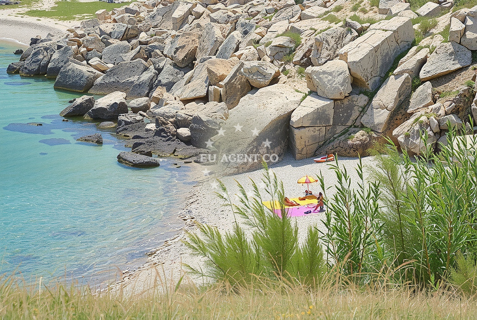 Additional view of Tri drage beach in , Vinjerac