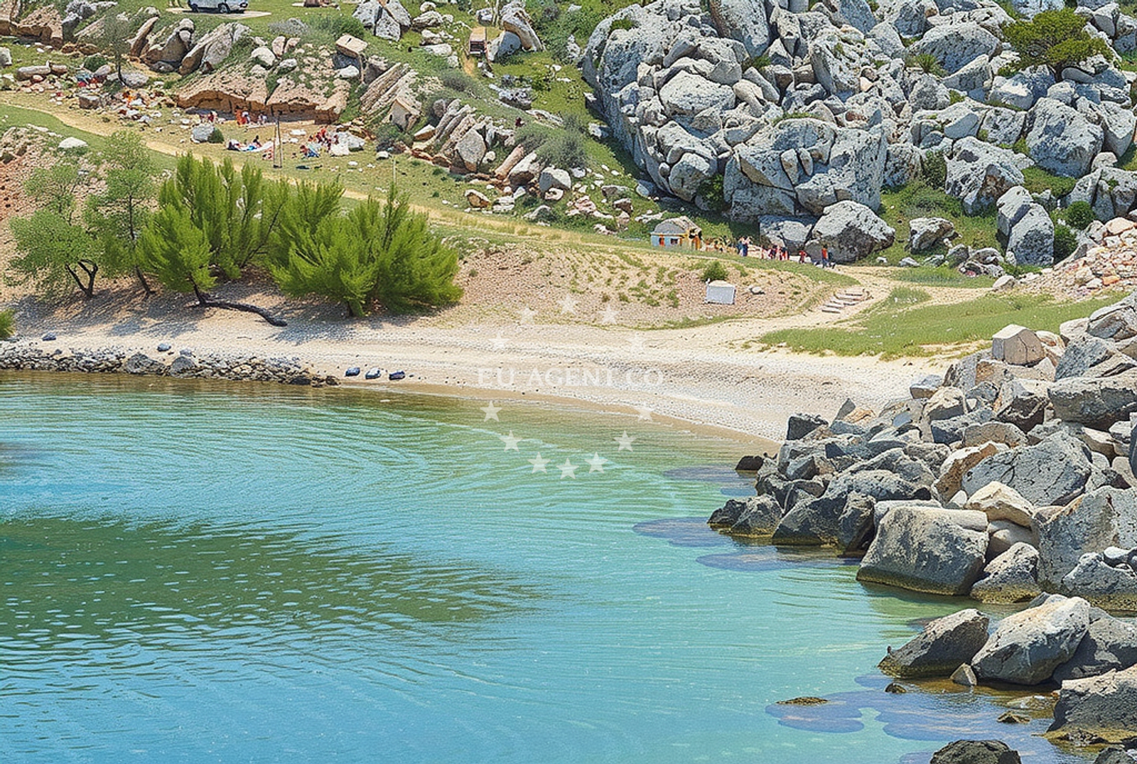 Additional view of Tri drage beach in , Vinjerac