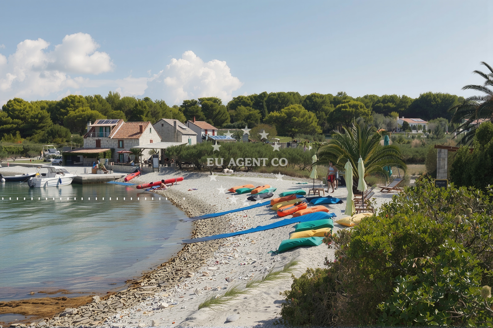 Sea and coastal view of Tri Grede Bay in Matea Botterija 14, Hvar