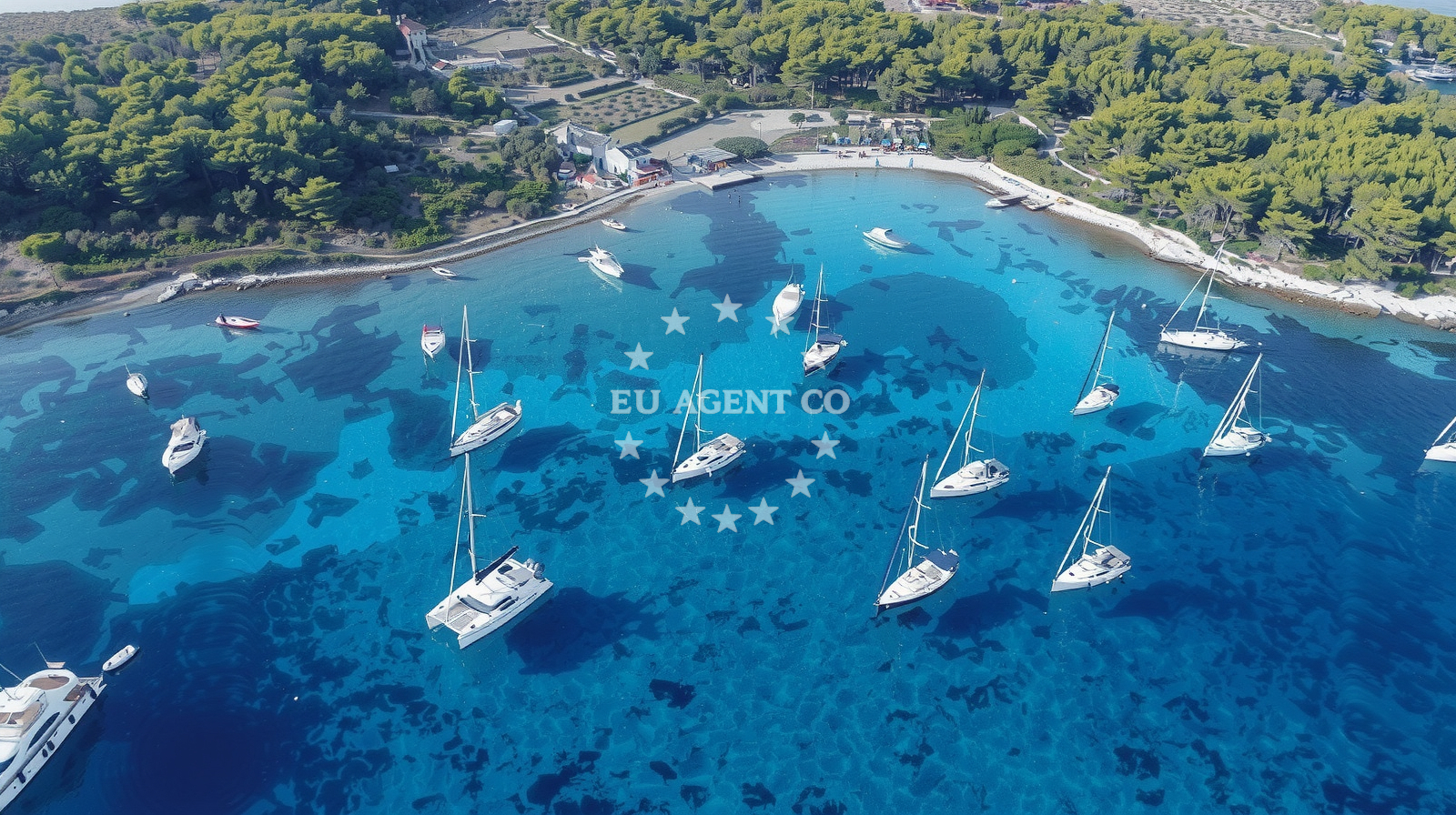 Additional view of Tri Grede Bay in Matea Botterija 14, Hvar