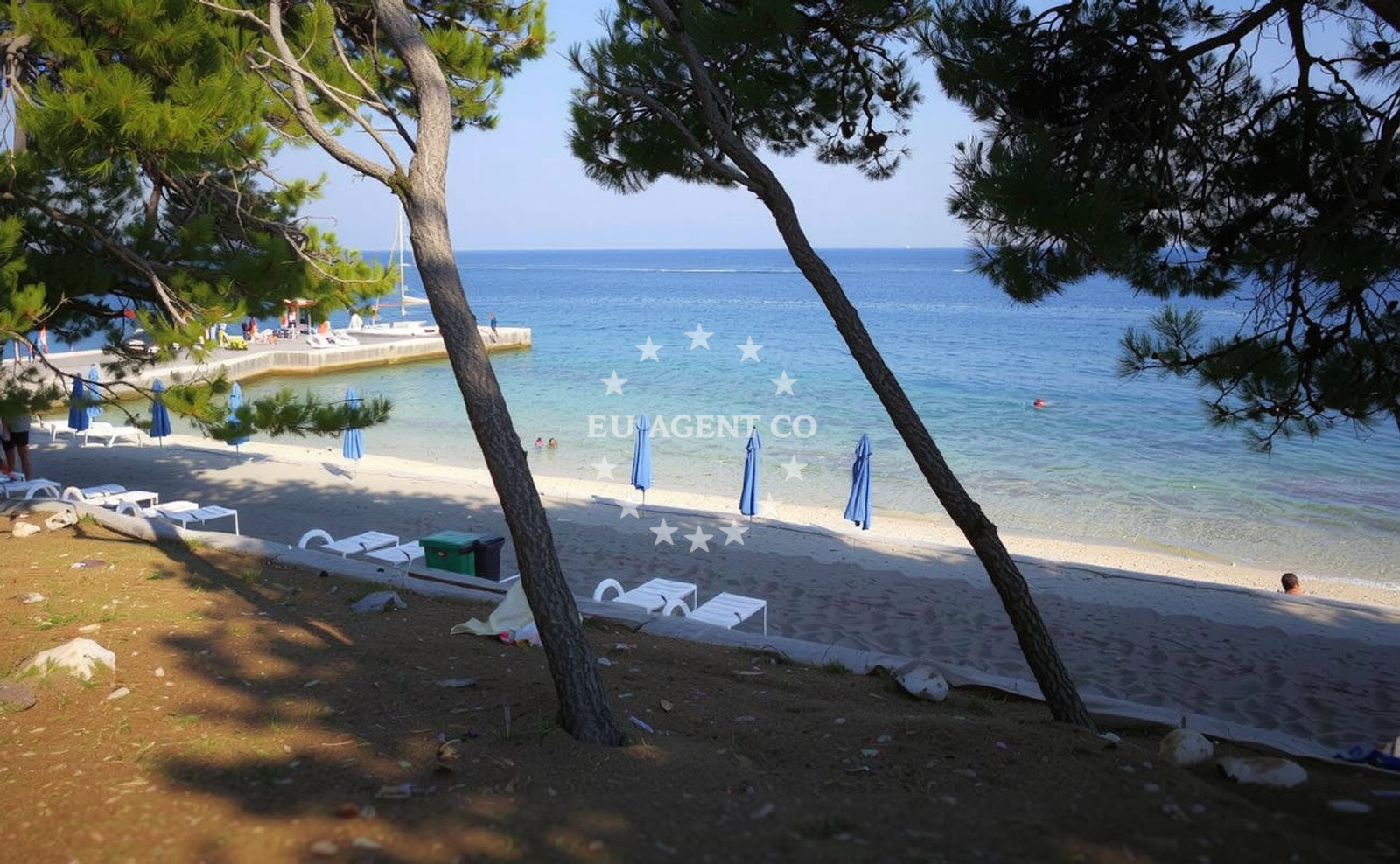 Additional view of Tri Mosta II beach in Ivana Gorana Kovacica 20a, Supetar
