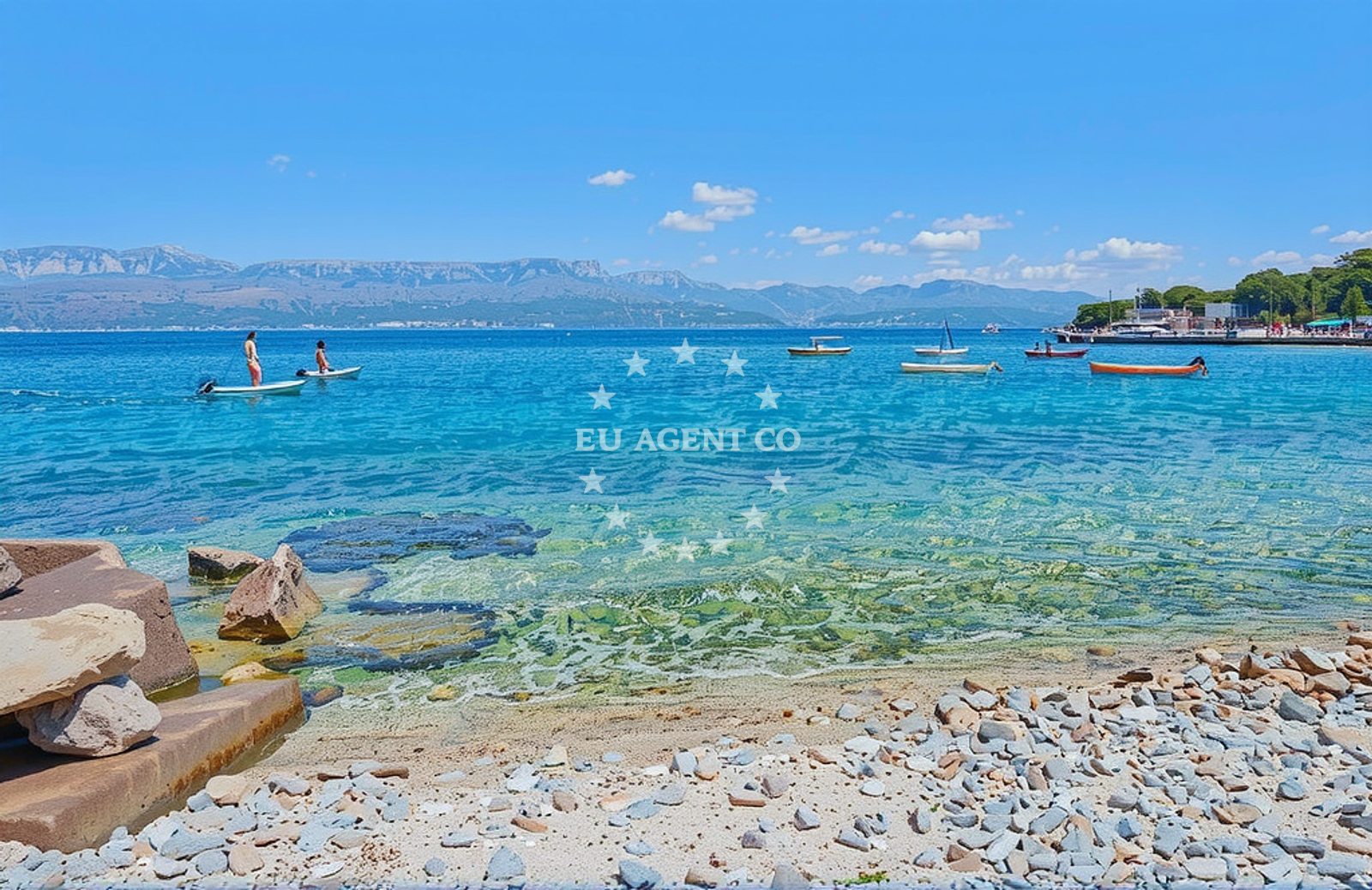 Additional view of Tri Mosta II beach in Ivana Gorana Kovacica 20a, Supetar