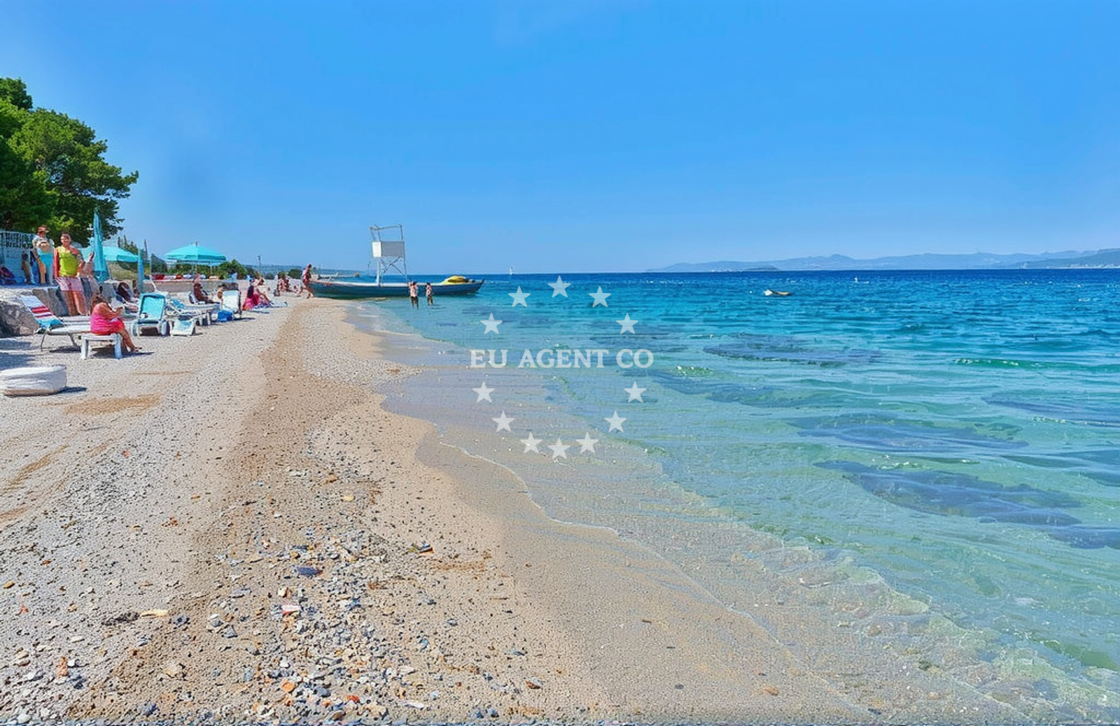 Additional view of Tri Mosta II beach in Ivana Gorana Kovacica 20a, Supetar