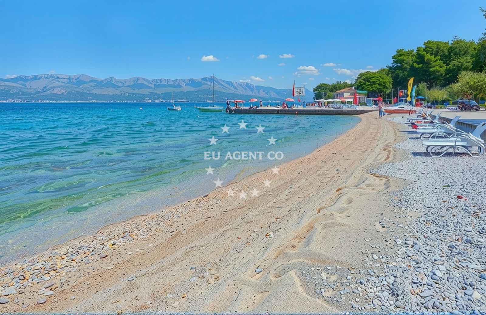 Additional view of Tri Mosta II beach in Ivana Gorana Kovacica 20a, Supetar