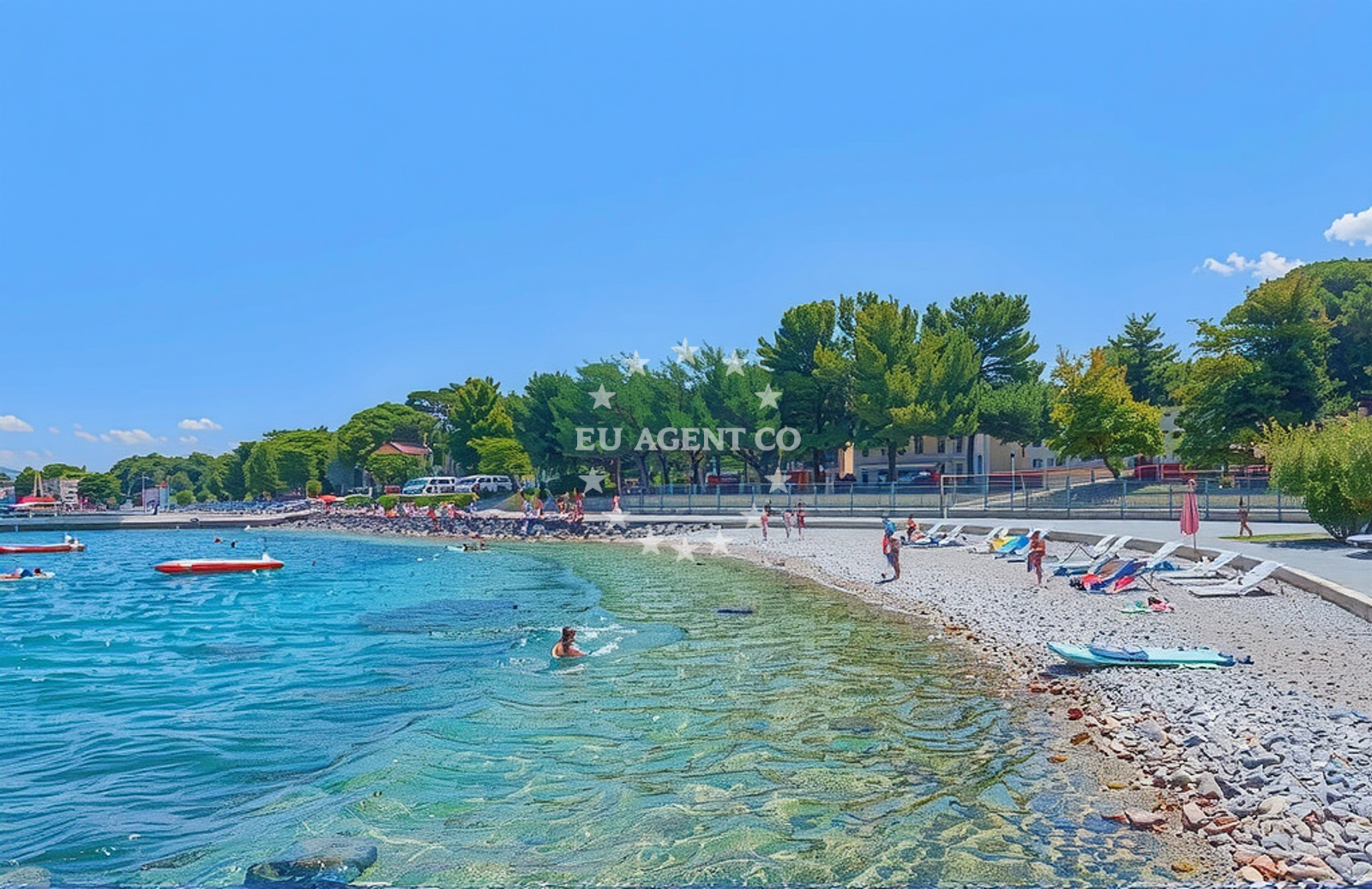Additional view of Tri Mosta II beach in Ivana Gorana Kovacica 20a, Supetar