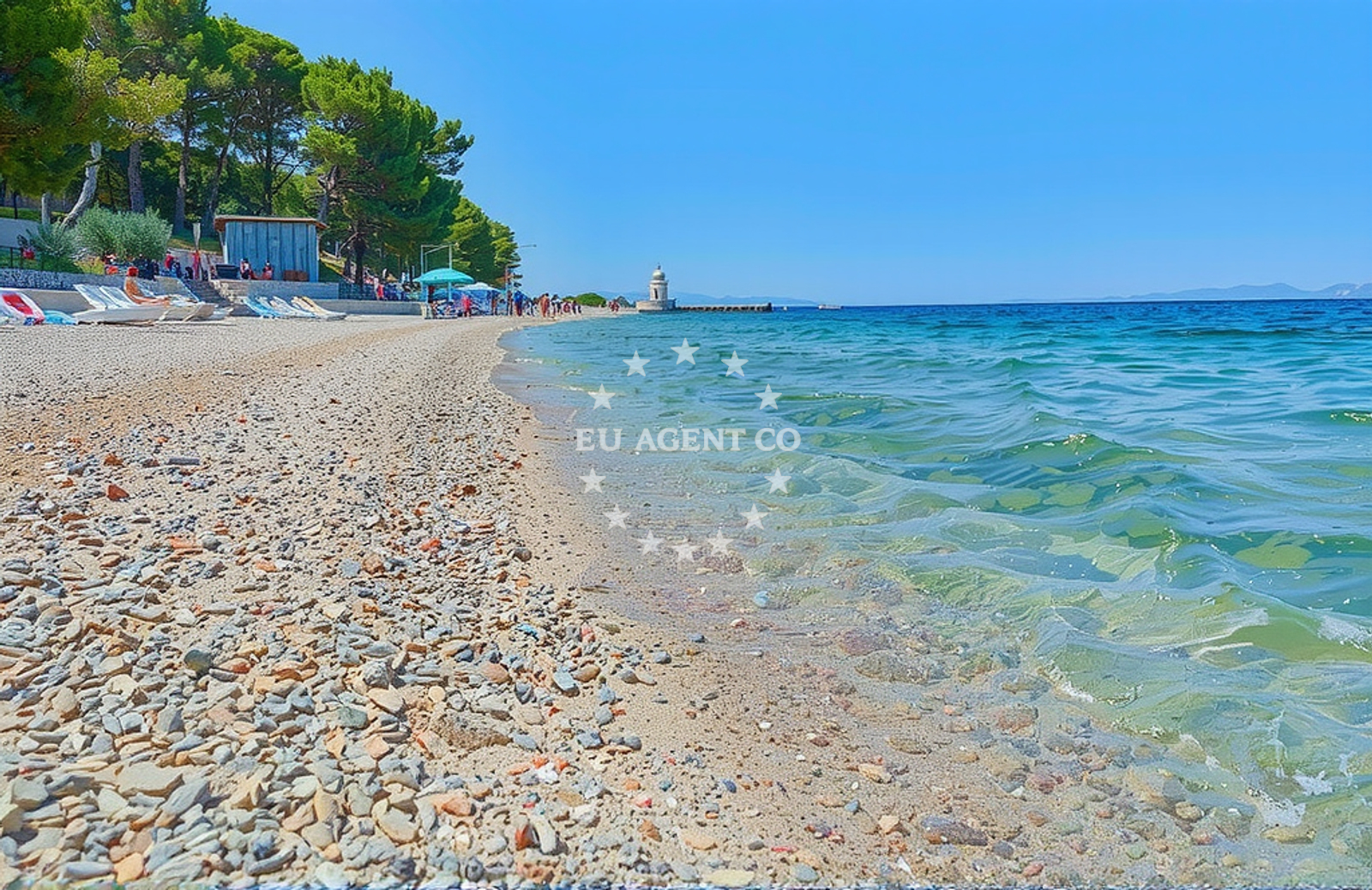 Additional view of Tri Mosta II beach in Ivana Gorana Kovacica 20a, Supetar