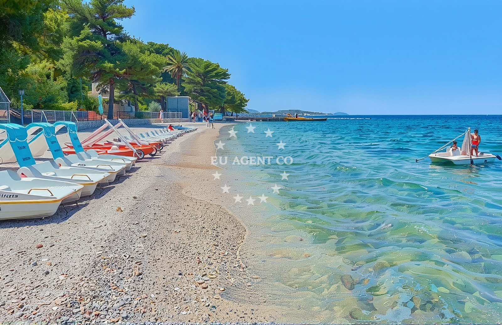 Additional view of Tri Mosta II beach in Ivana Gorana Kovacica 20a, Supetar