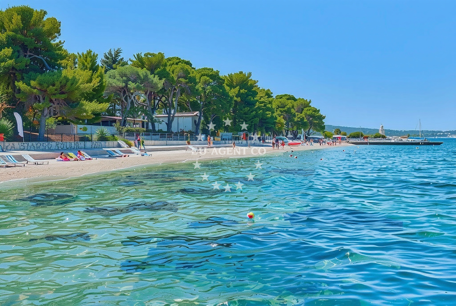 Additional view of Tri Mosta II beach in Ivana Gorana Kovacica 20a, Supetar