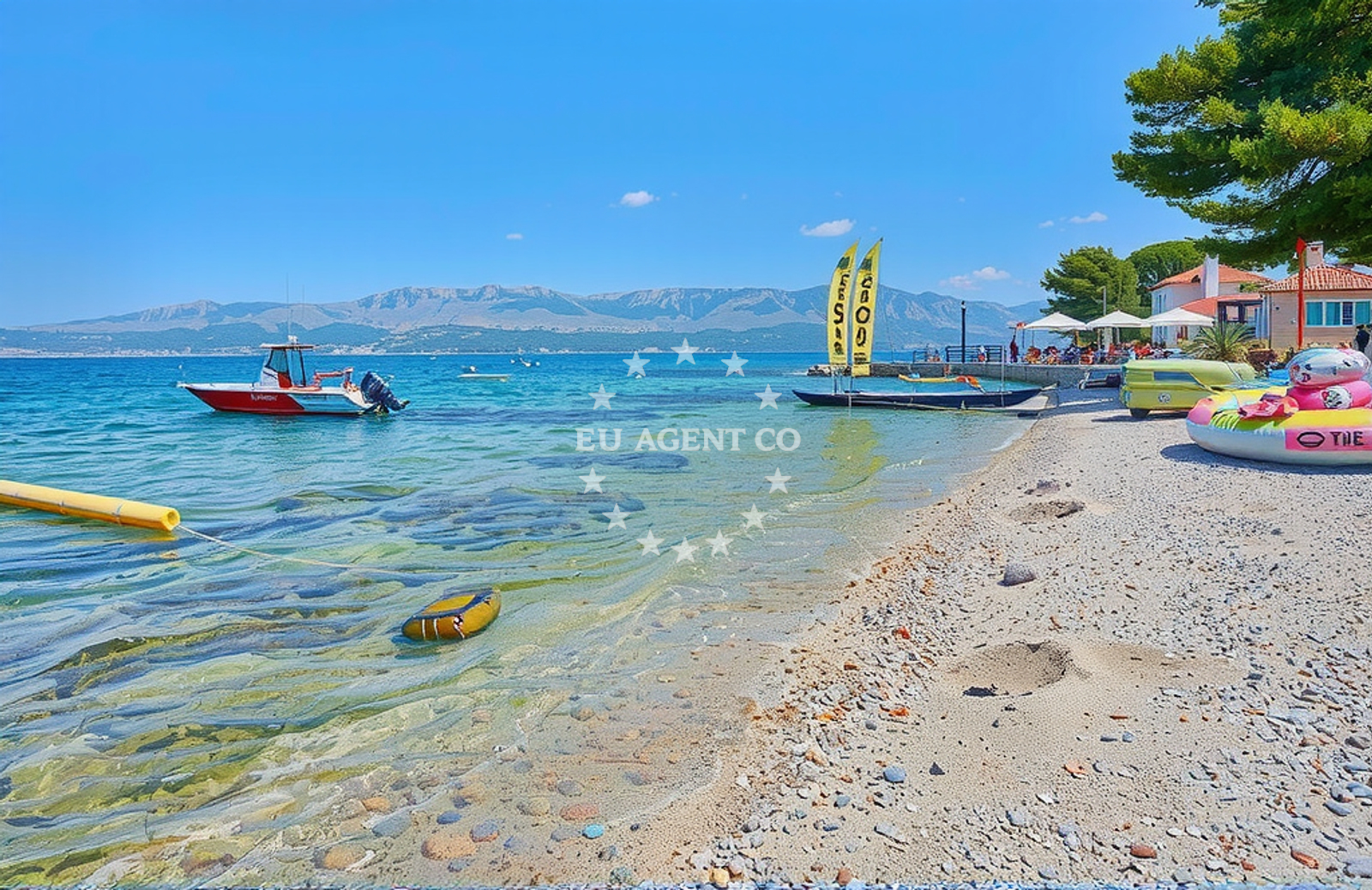 Additional view of Tri Mosta II beach in Ivana Gorana Kovacica 20a, Supetar