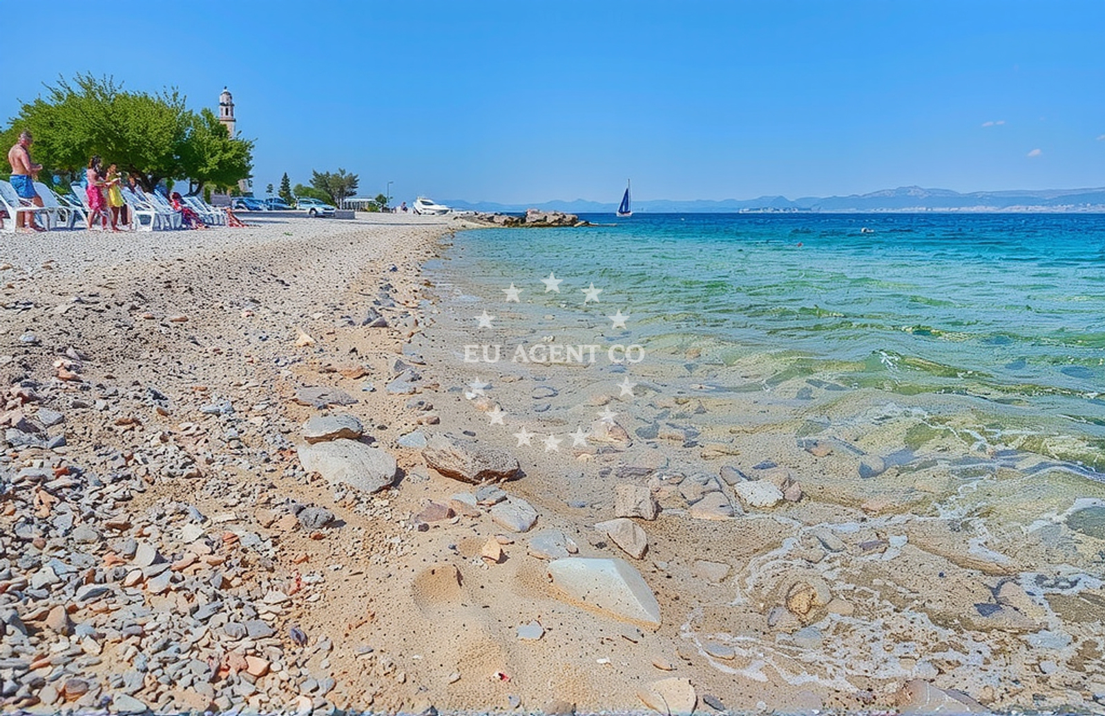 Additional view of Tri Mosta II beach in Ivana Gorana Kovacica 20a, Supetar