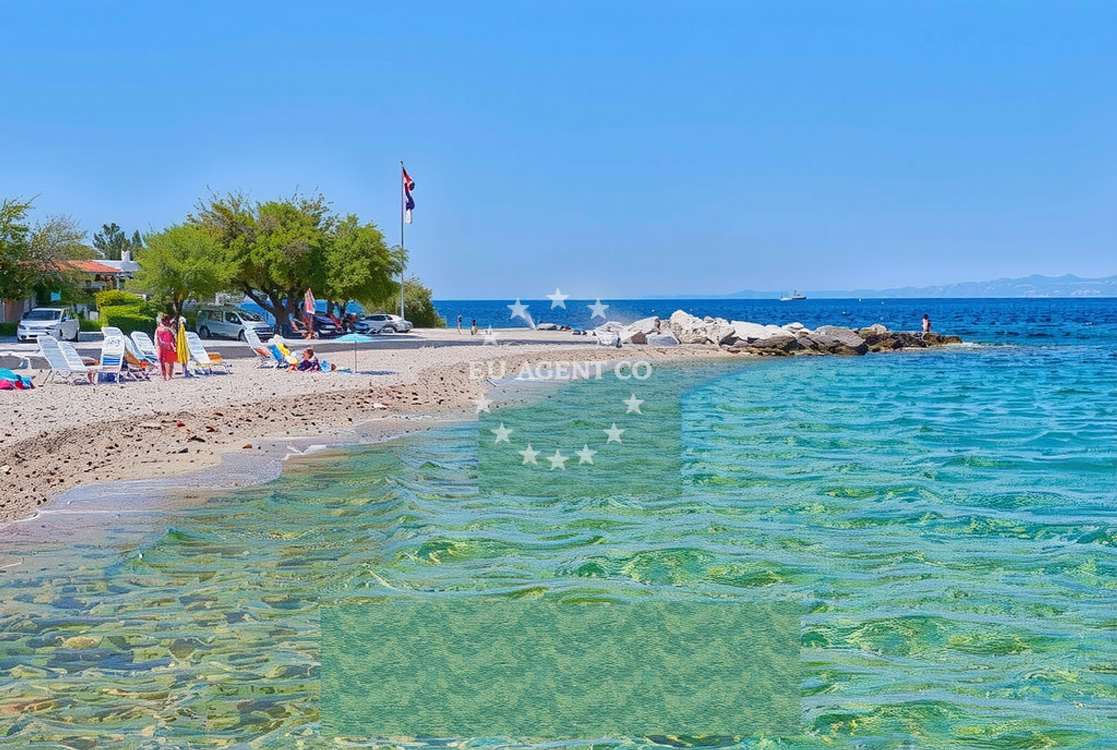 Additional view of Tri Mosta II beach in Ivana Gorana Kovacica 20a, Supetar