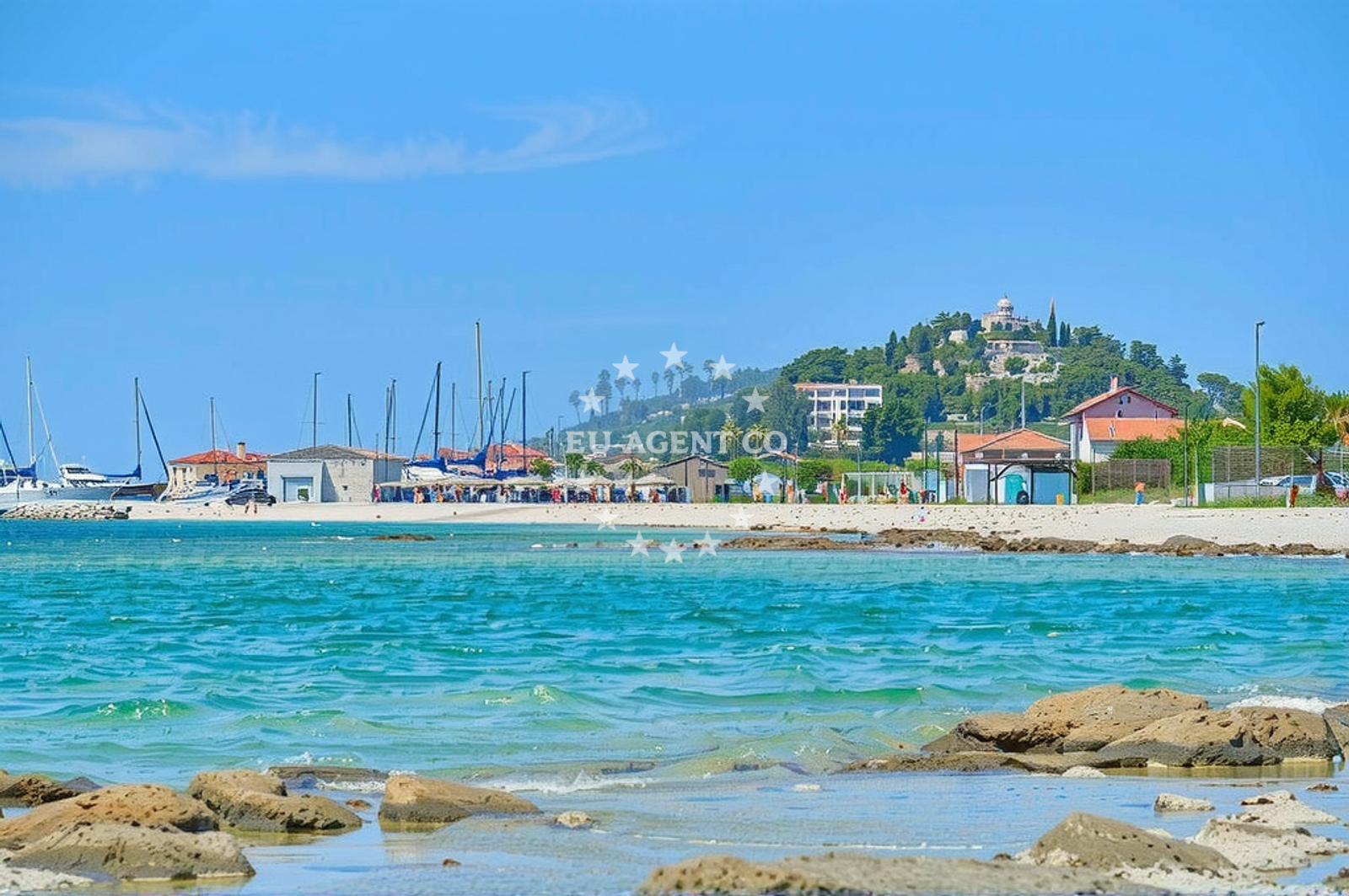 Shoreline and swimming area at Tribunj: beaches and coves (6) in Tribunj