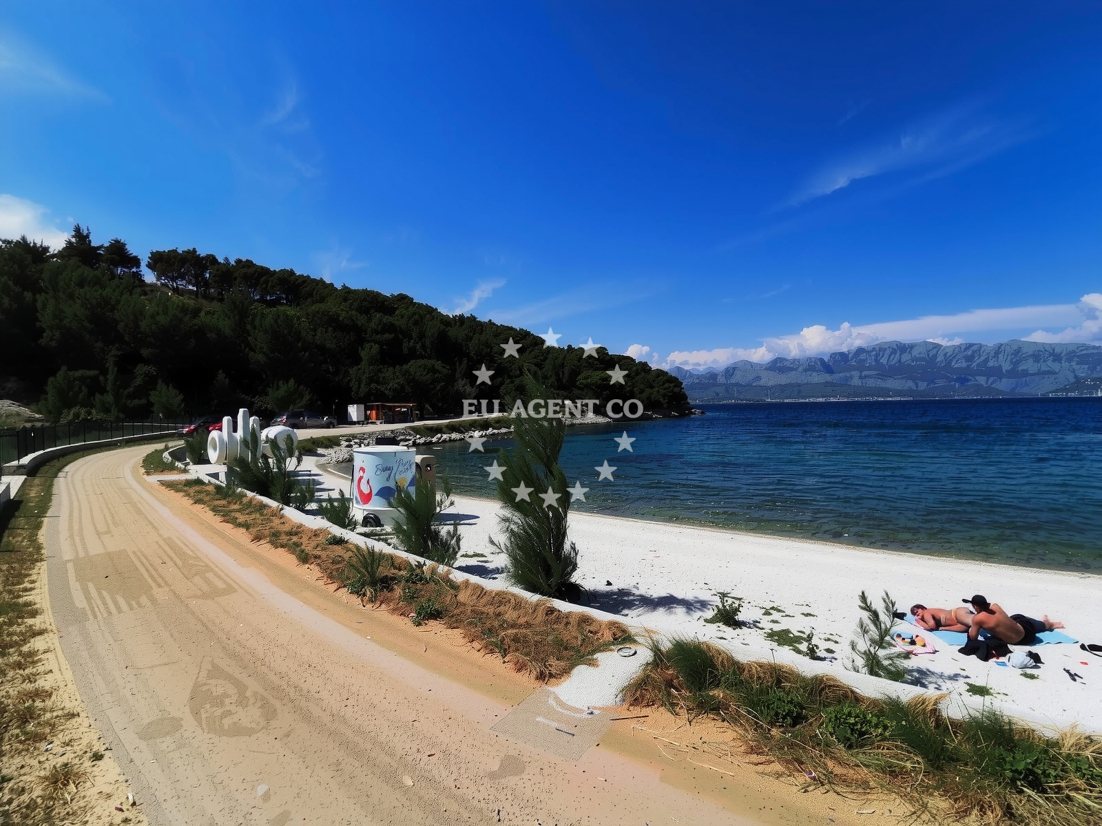 Additional view of Trstena beach in Vela Lozna (Postira), Postira