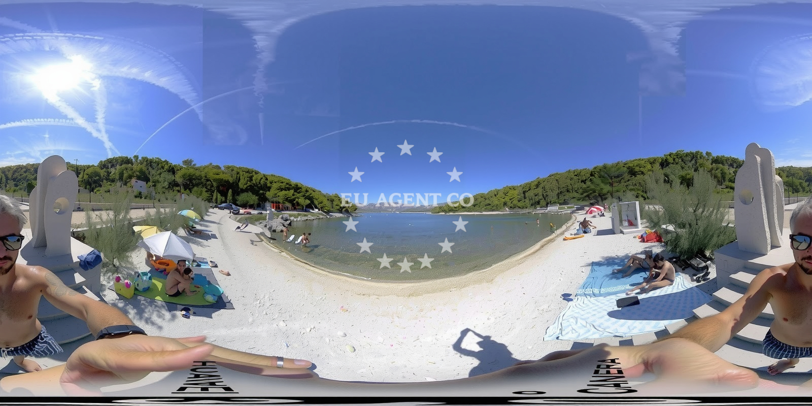 Additional view of Trstena beach in Vela Lozna (Postira), Postira