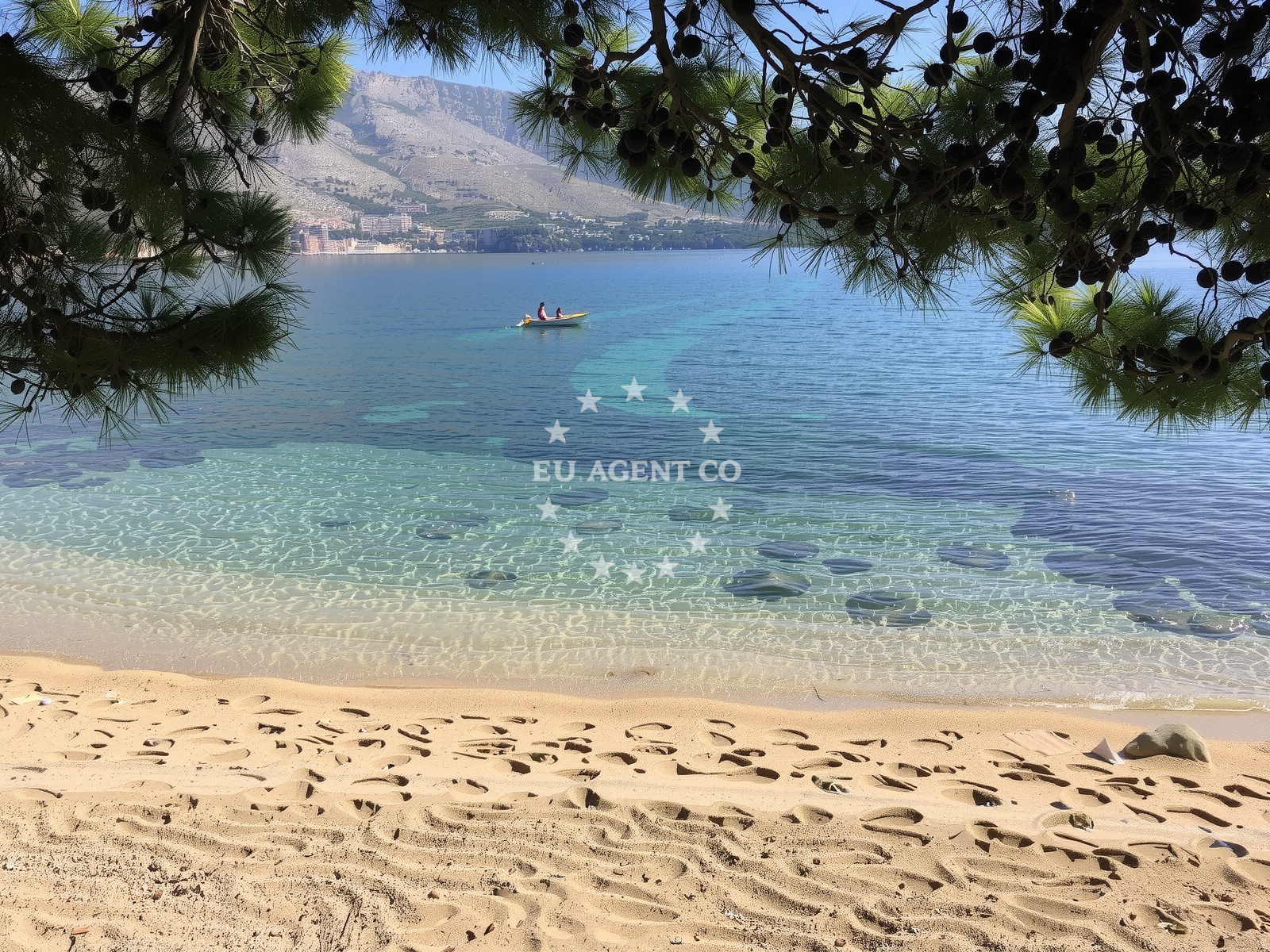 Shoreline and swimming area at Trstenica beach in Iva Dulčića 4a, Orebić