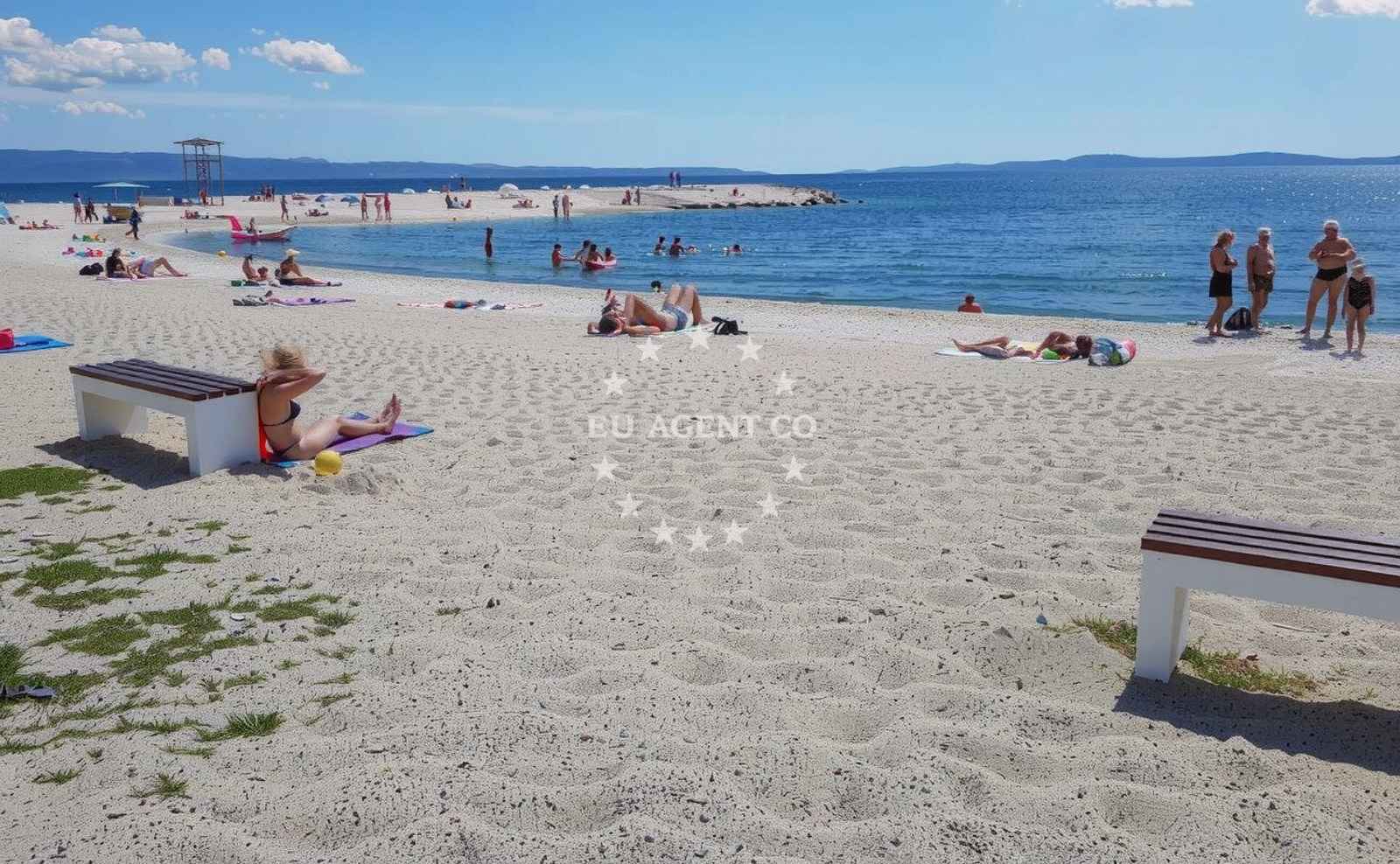 Additional view of Trstenik beach in Ulica Ivana pl. Zajca 18, Split