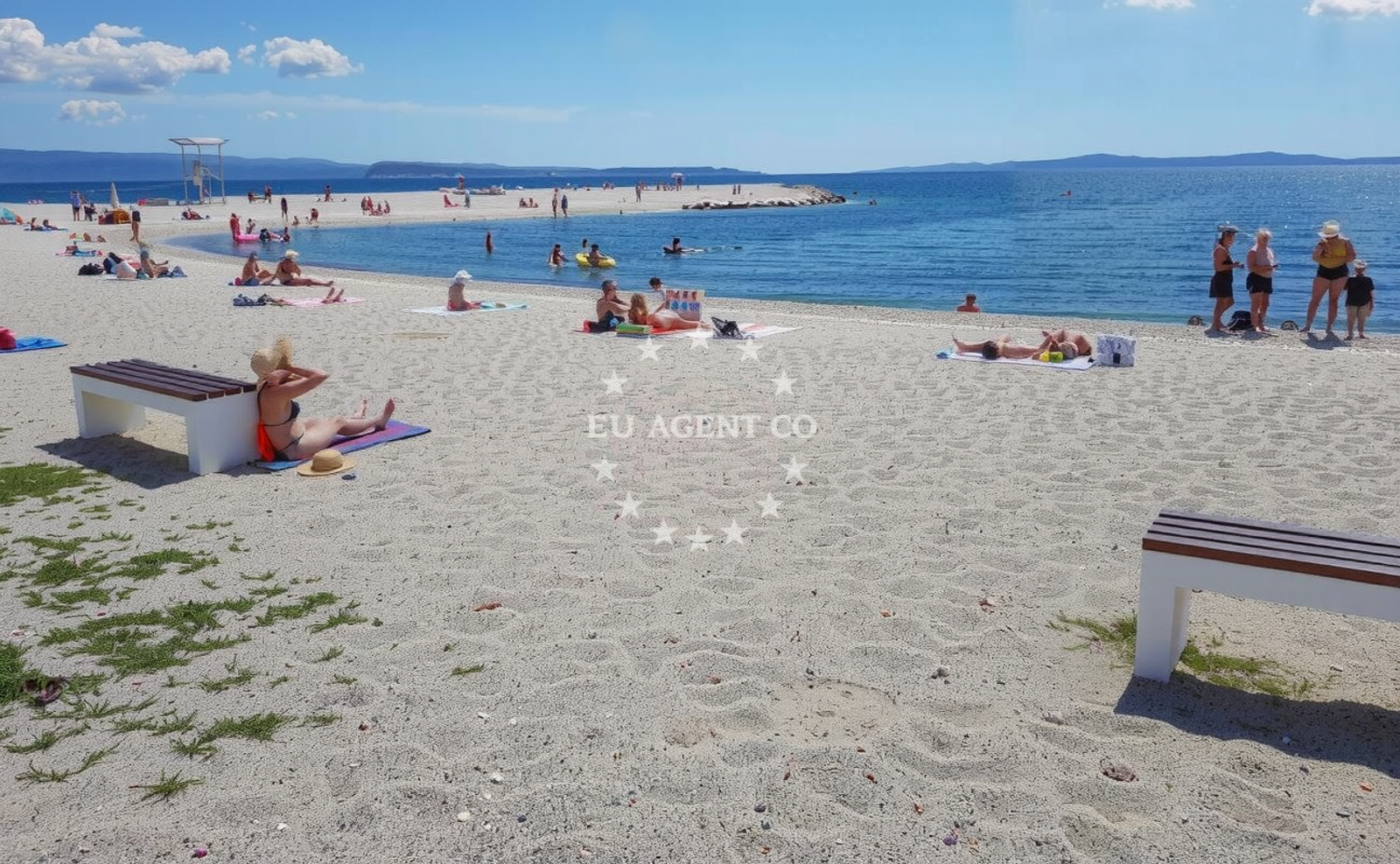 Additional view of Trstenik beach in Ulica Ivana pl. Zajca 18, Split